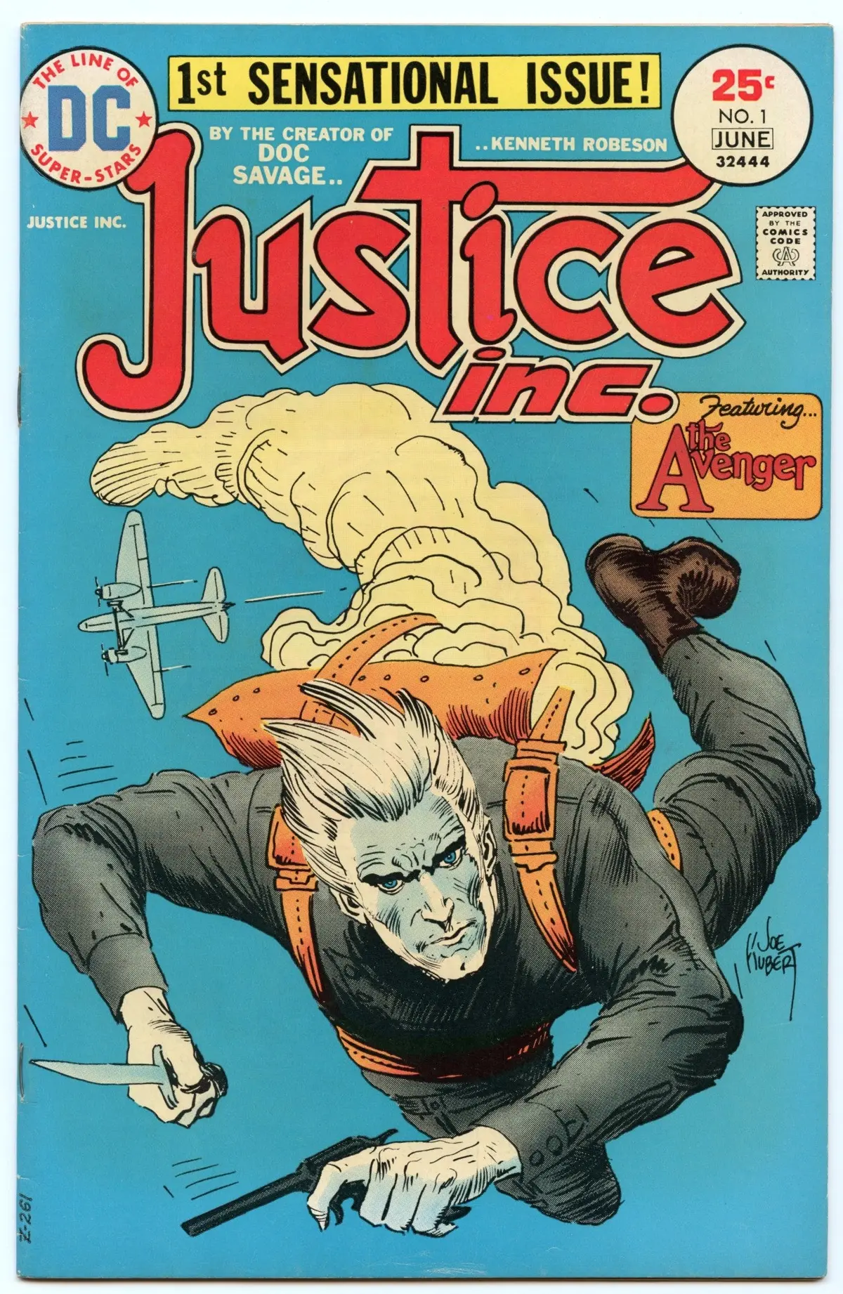 Justice Inc 1 (Jun 1975) Vf- (7.5) 1