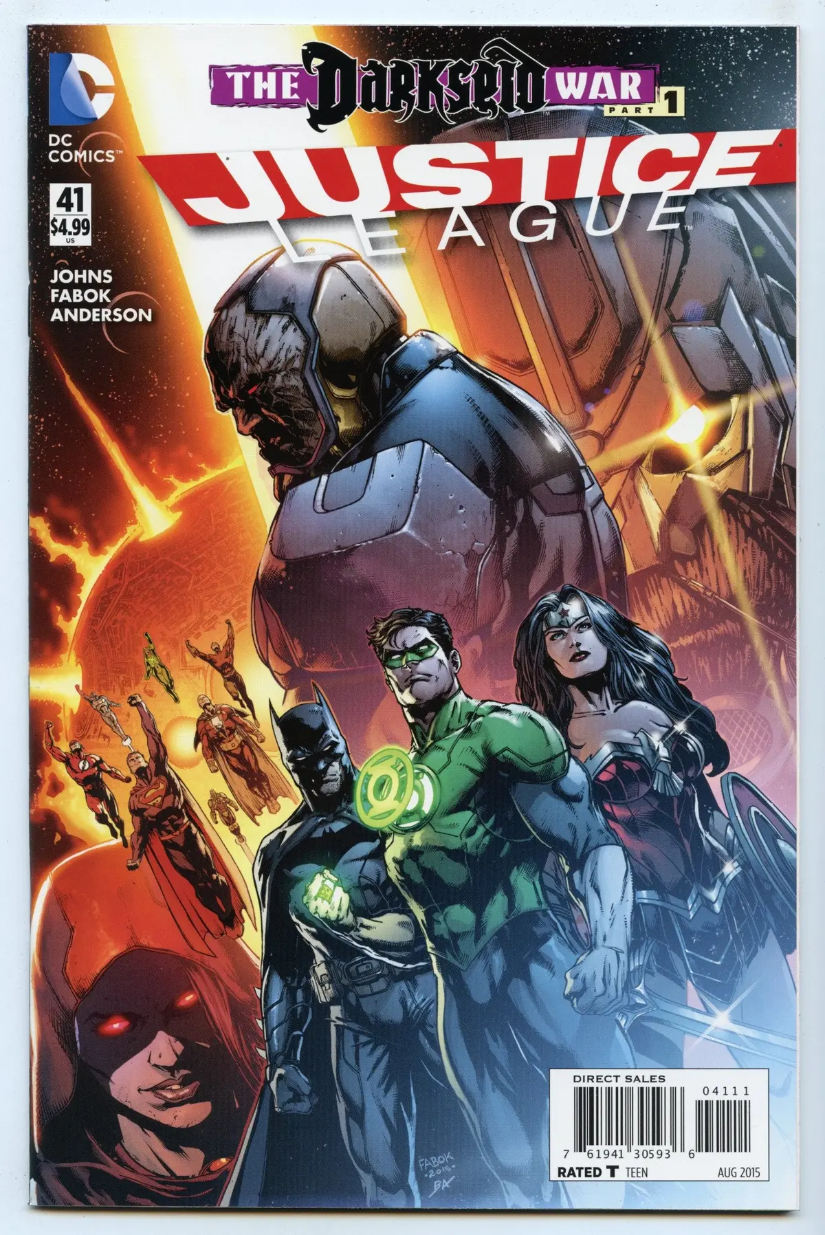 Justice League 41 (Aug 2015) Nm- (9.2) - 1St Appearance Grail 1