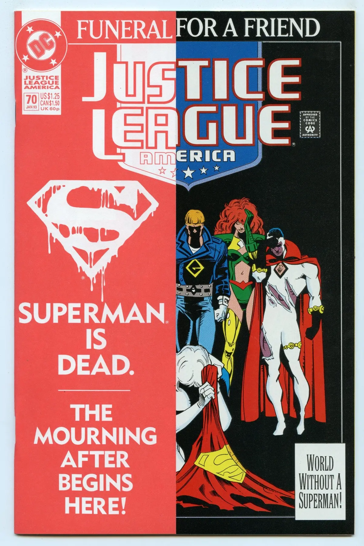 Justice League America 70 (Jan 1993) Nm- (9.2) 1
