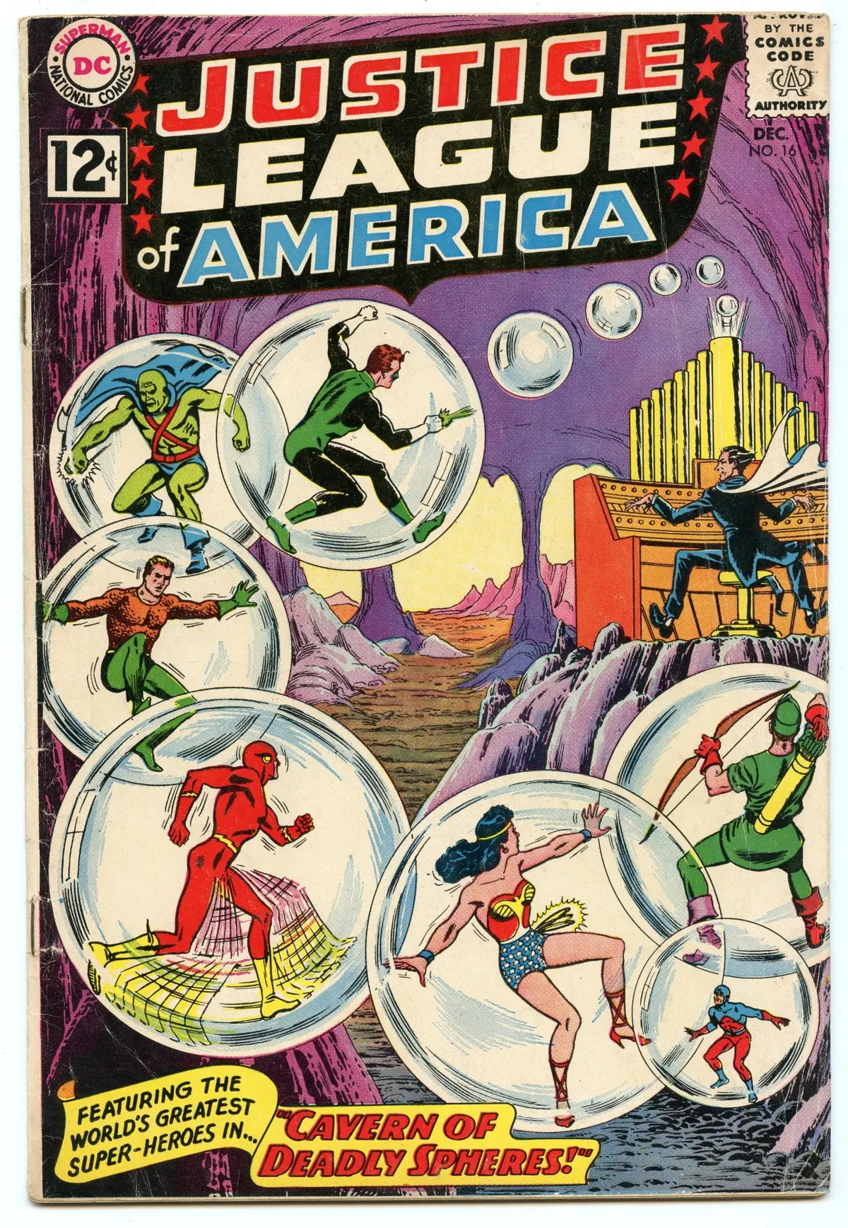 Justice League Of America 16 (Dec 1962) Vg- (3.5) 1