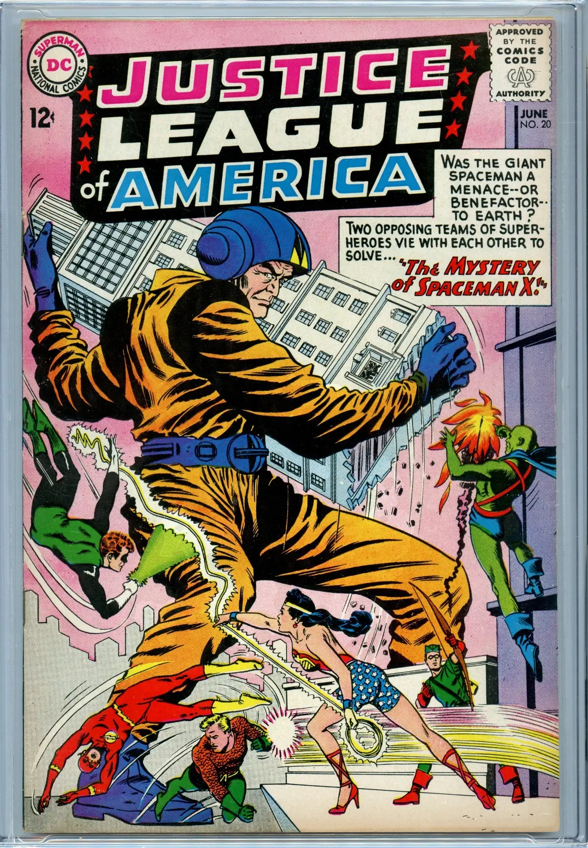 Justice League Of America 20 (Jun 1963) Cgc (7.0) 1
