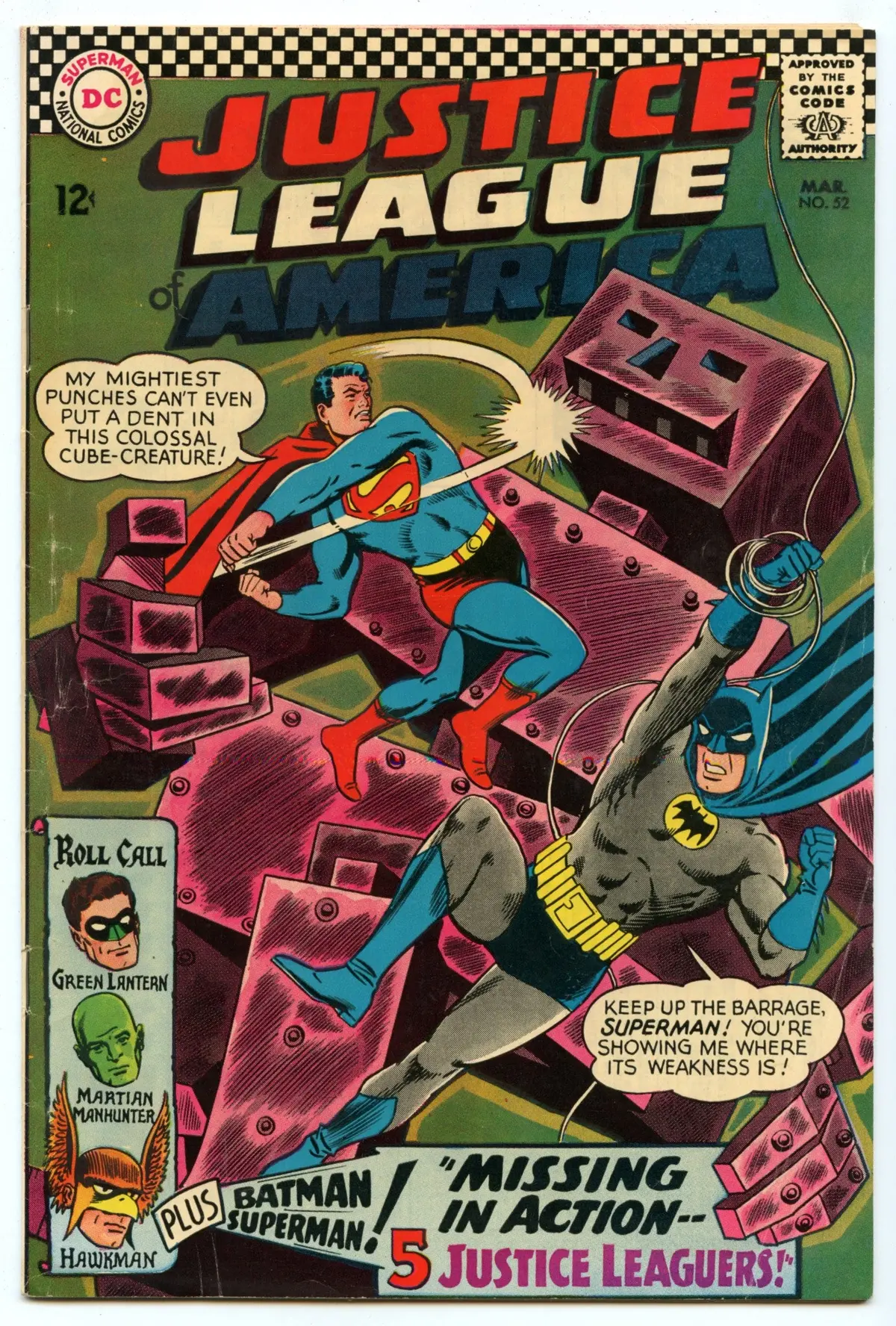 Justice League Of America 52 (Mar 1967) Vg/Fi (5.0) 1