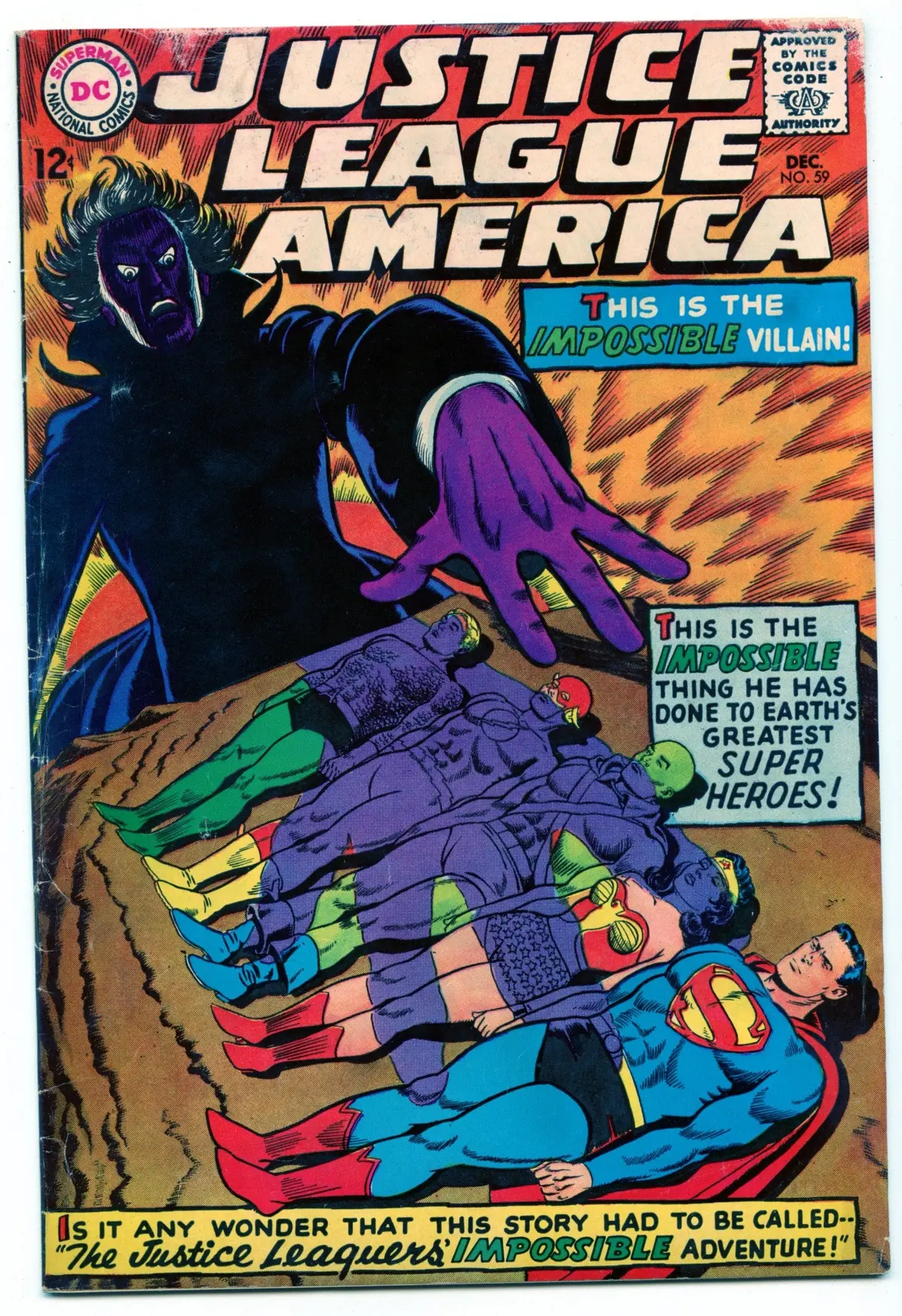 Justice League Of America 59 (Dec 1967) Vg+ (4.5) 1