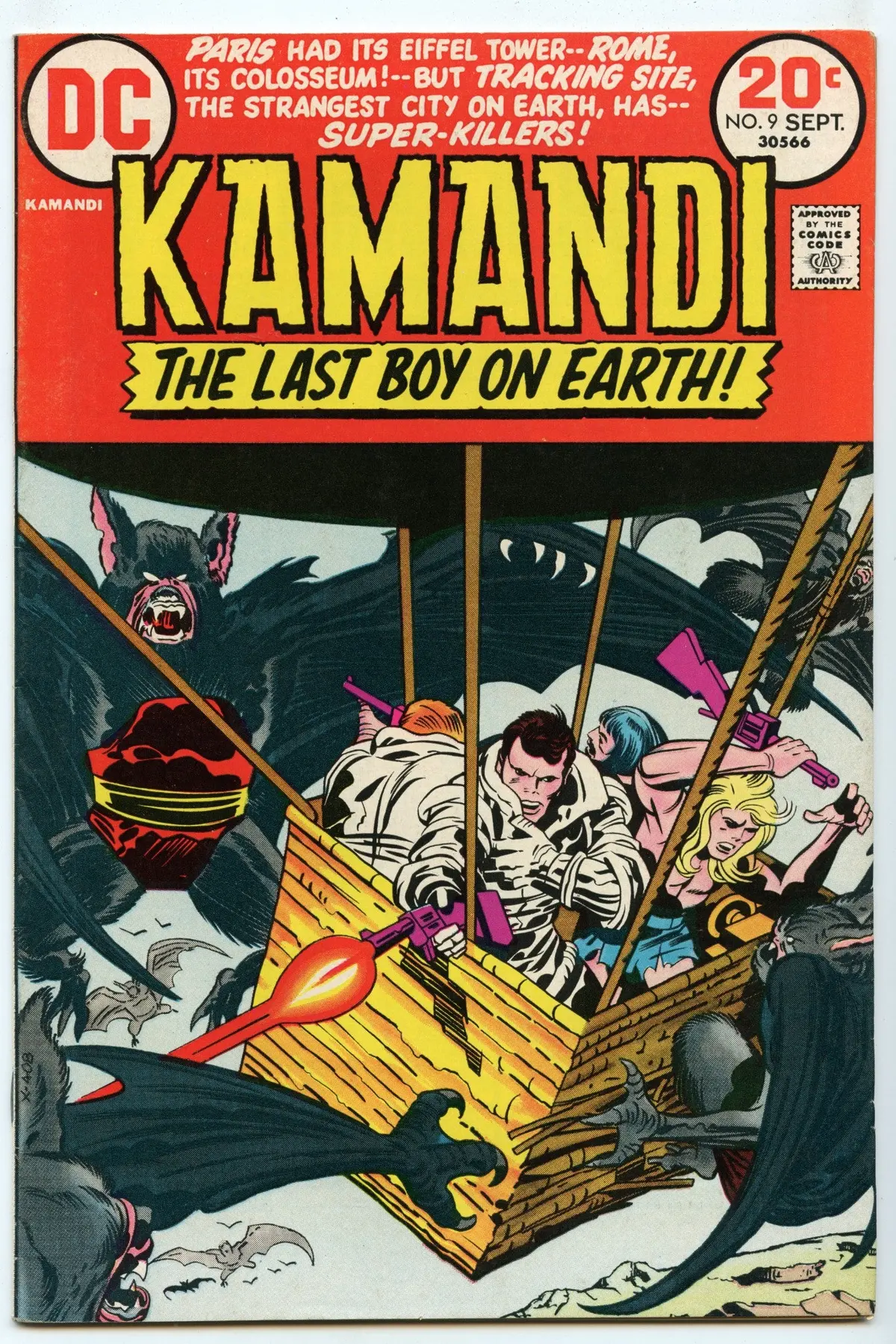 Kamandi 9 (Sep 1973) Vf- (7.5) 1