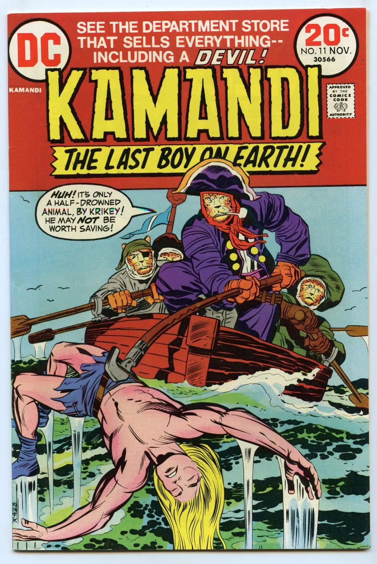 Kamandi 11 (Nov 1973) Vf (8.0) 1