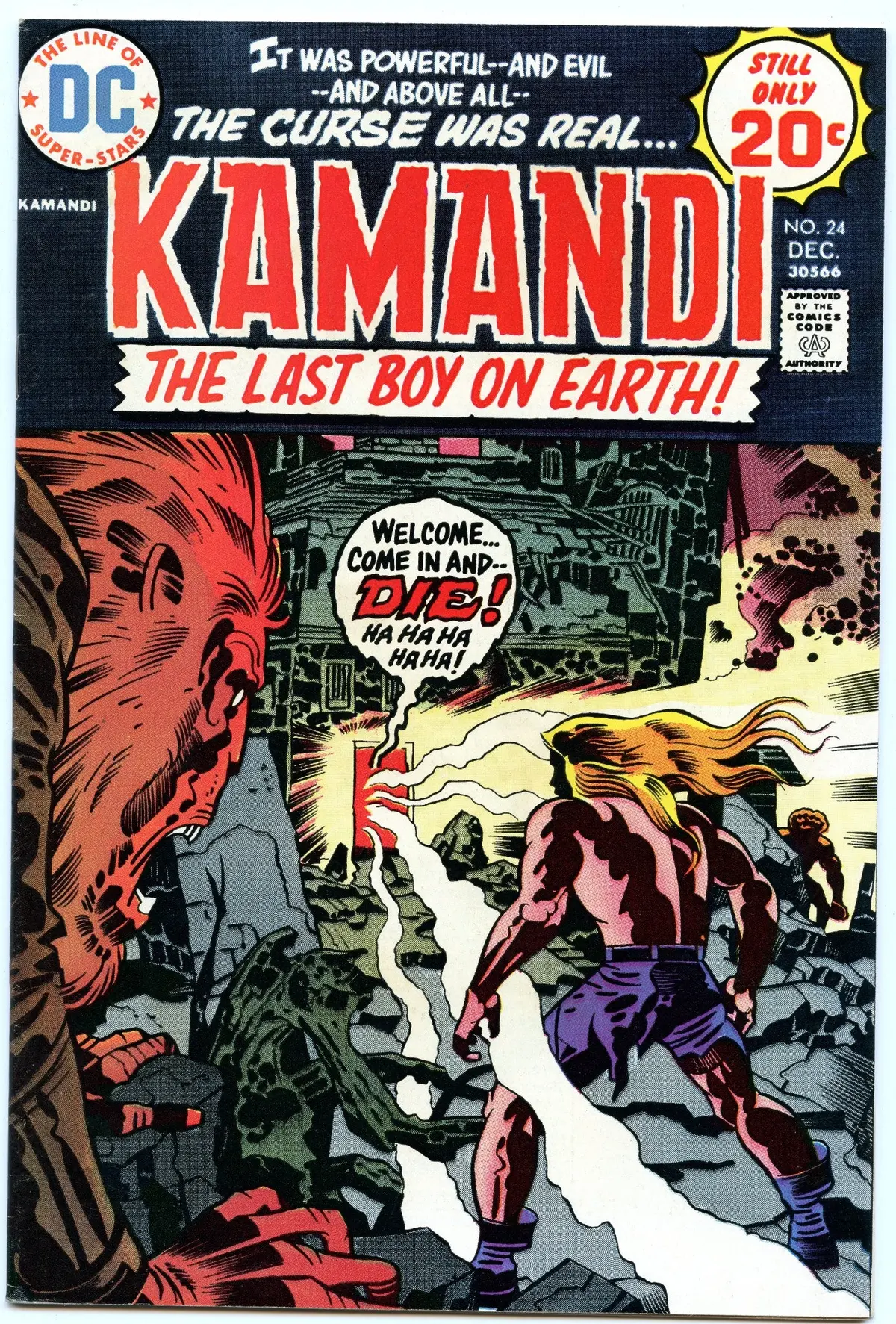 Kamandi 24 Dec 1974 Vf-Nm (9.0) 1