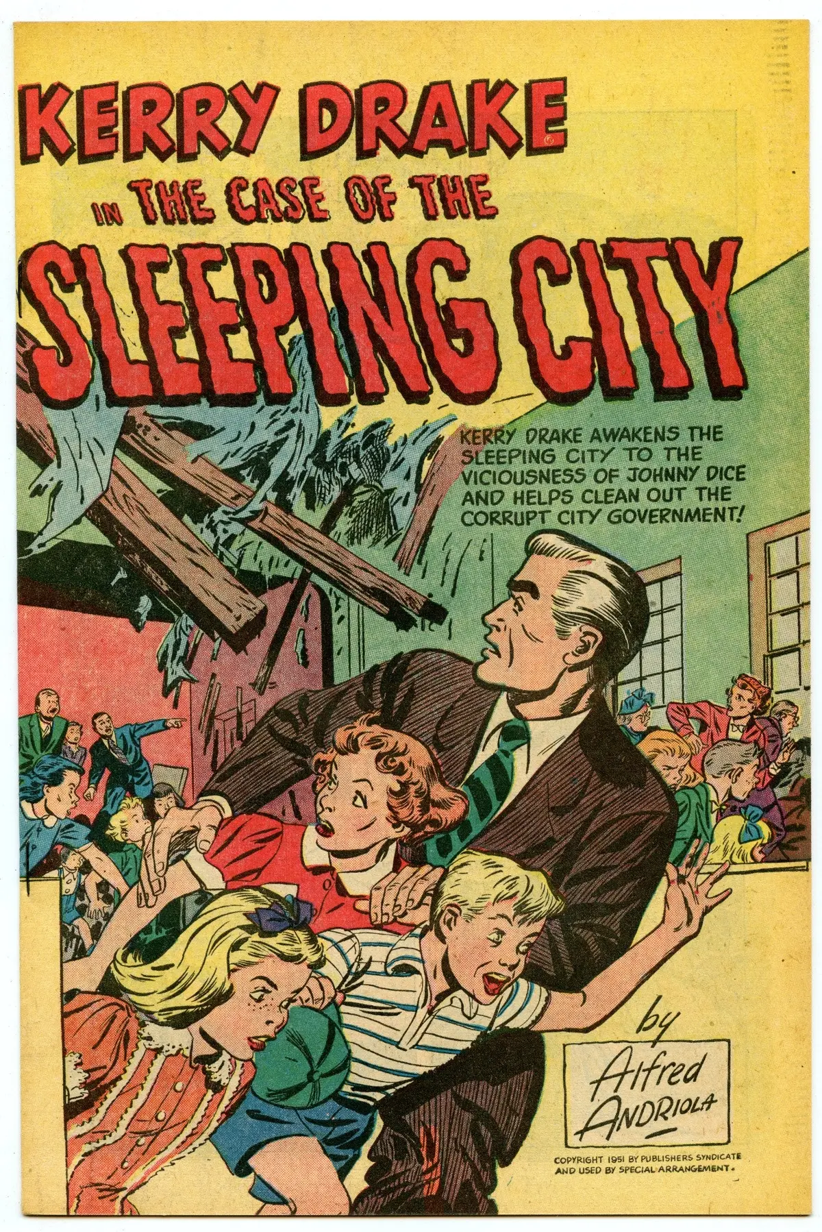 Kerry Drake In The Case Of The Sleeping City (1951) Vf+ (8.5) 1