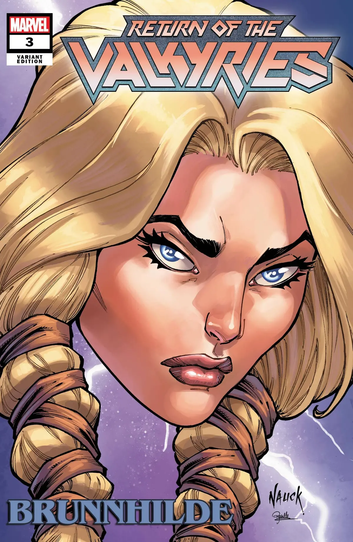 King In Black Return Of Valkyries #3 (Of 4) Nauck Headshot Var 1