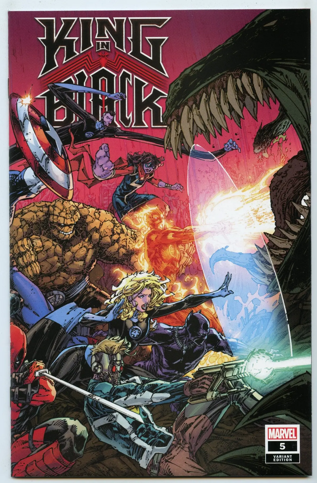 King In Black 5 (Jun 2021) Nm- (9.2) - Brett Booth Wraparound 1
