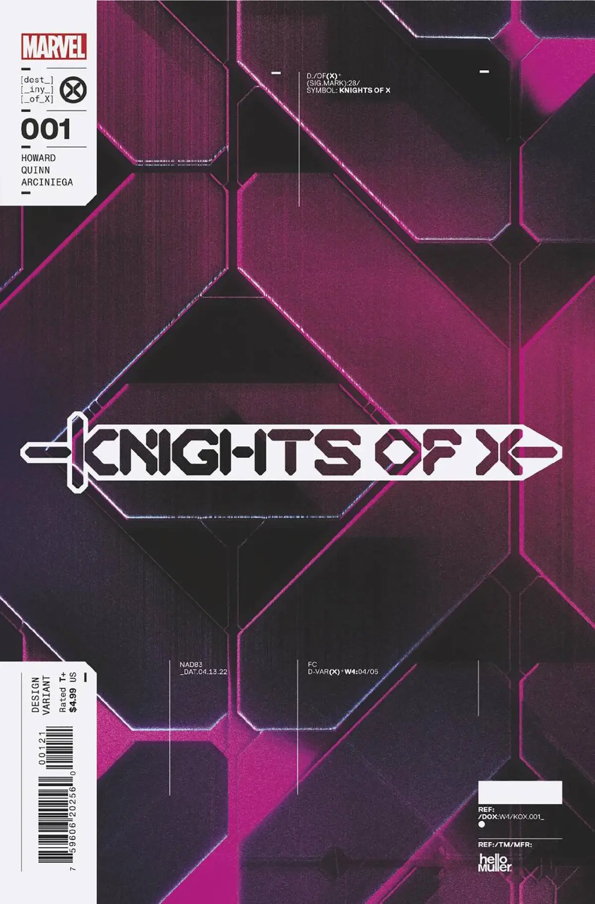 Knights Of X #1 Muller Design Var 1