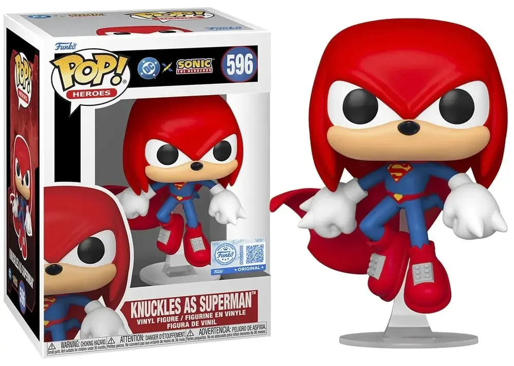 Funko Pop! Justice League X Sonic The Hedgehog - Knuckles As Superman (March 2026) 1