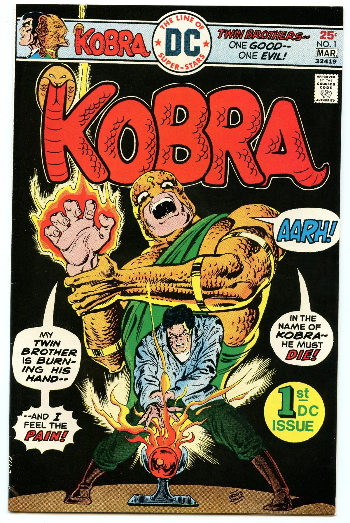 Kobra 1 (Mar 1976) Vf+ (8.5) 1