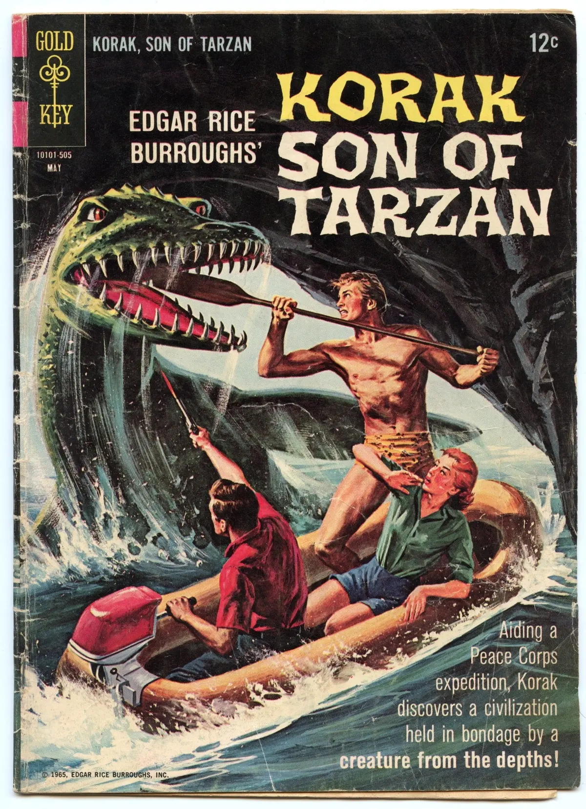 Korak, Son Of Tarzan 8 (May 1965) Vg- (3.5) 1