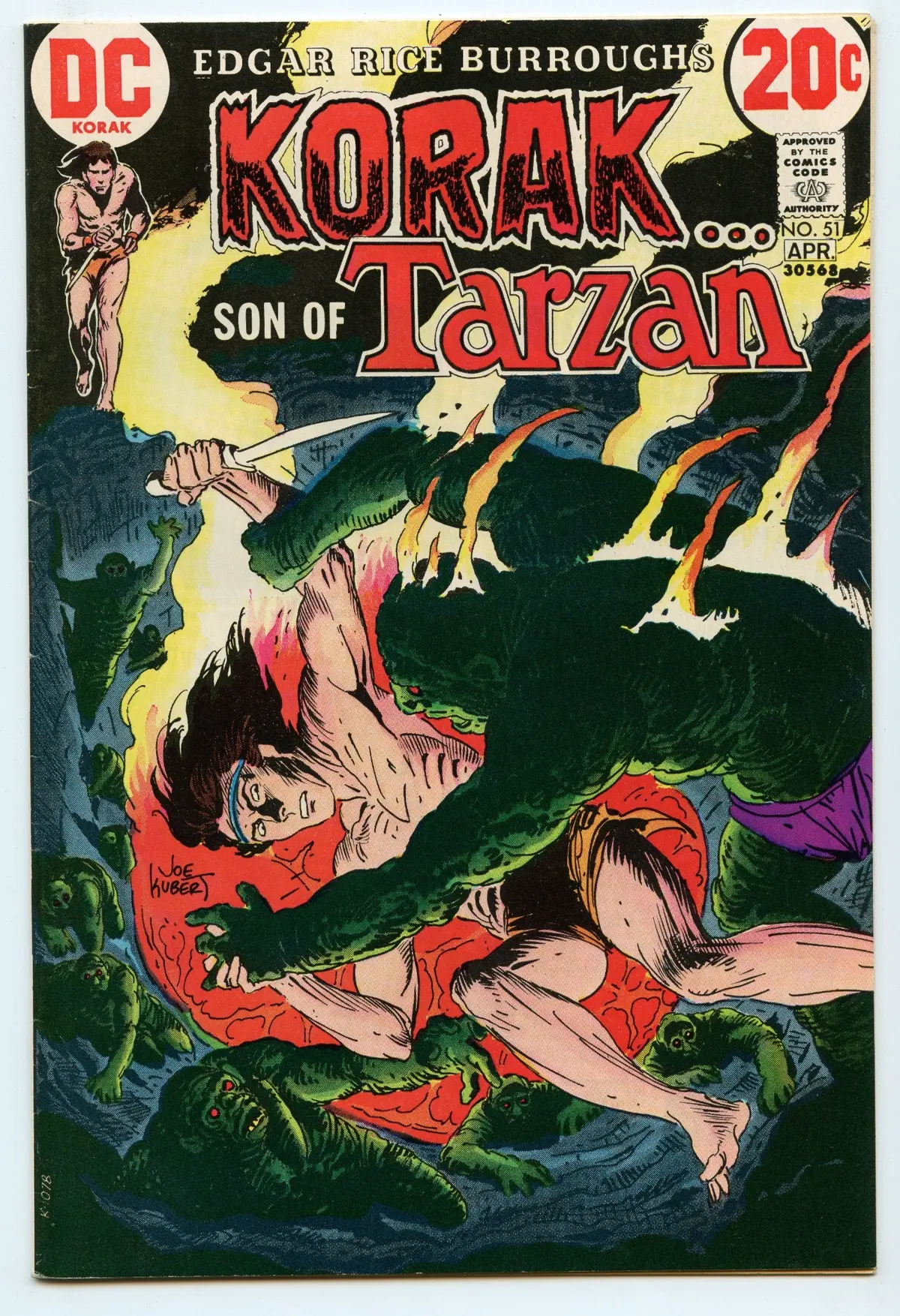 Korak, Son Of Tarzan 51 (Apr 1973) Vf+ (8.5) 1