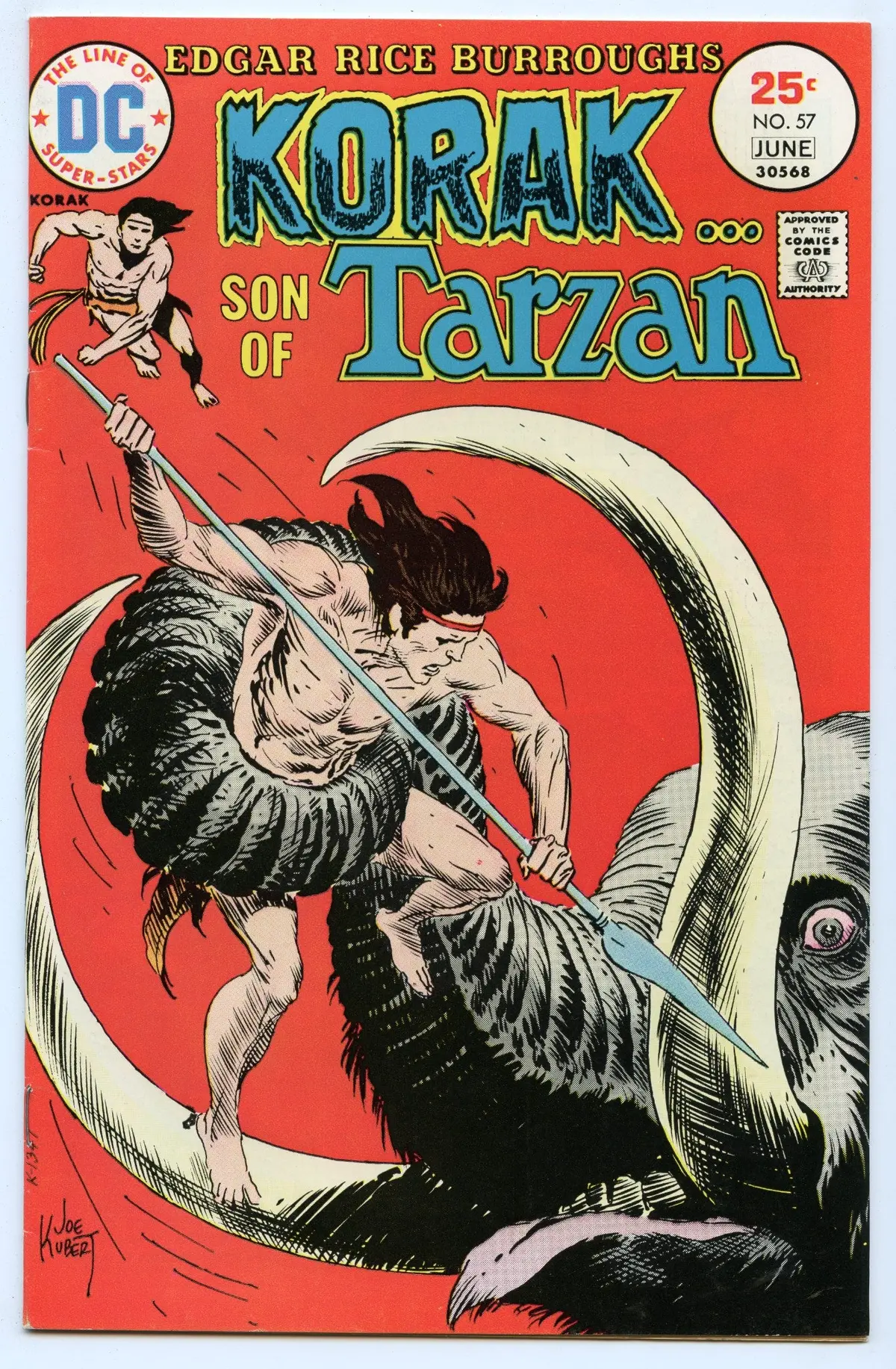 Korak, Son Of Tarzan 57 (Jun 1975) Vf+ (8.5) 1