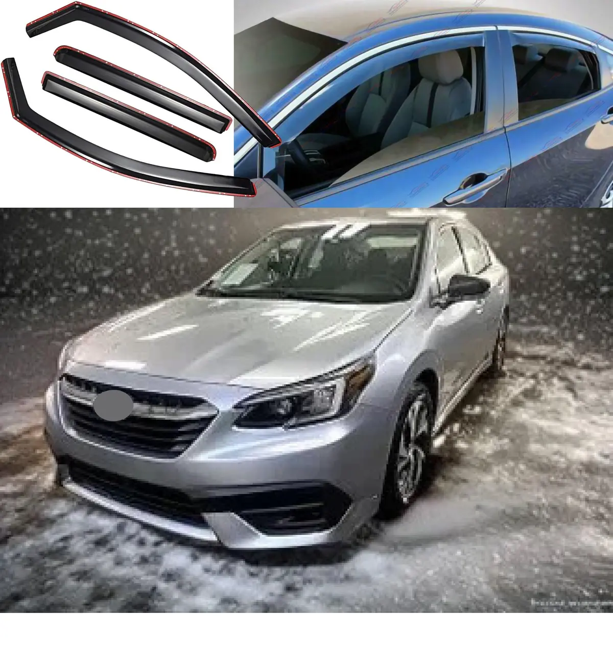 Fits Subaru Legacy 2020-2024 In-Channel Rain Guards Window Visor 1