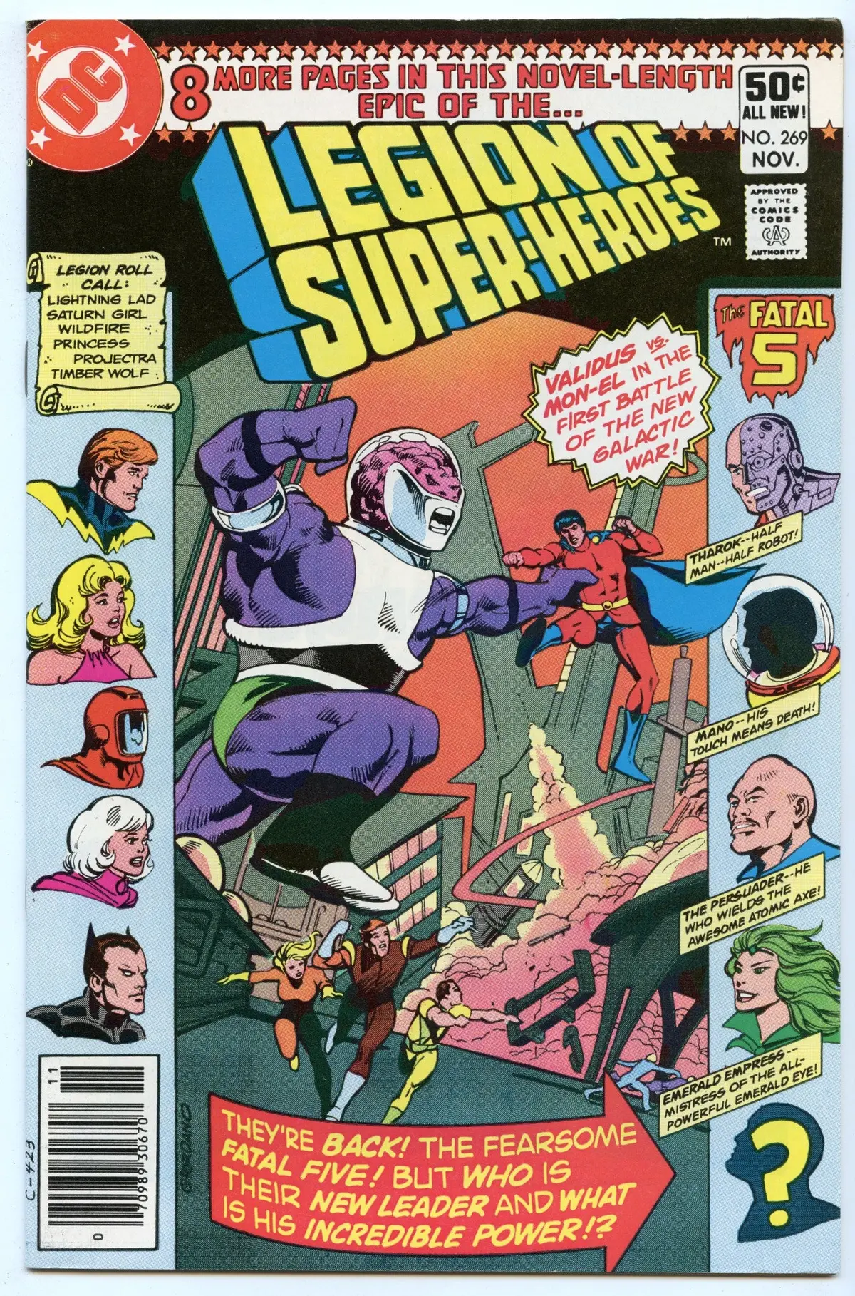 Legion Of Super-Heroes 269 (Nov 1980) Nm- (9.2) 1