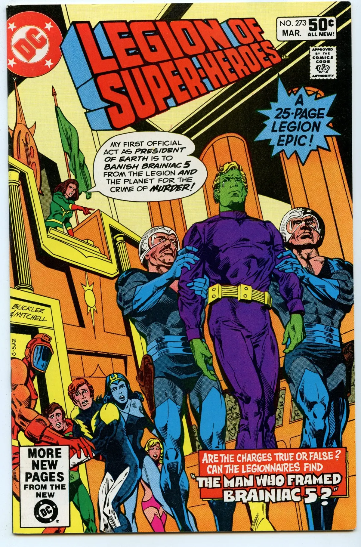 Legion Of Super-Heroes 273 (Mar 1981) Nm- (9.2) 1