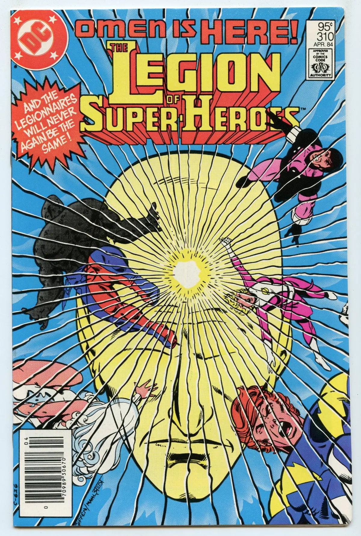 Legion Of Super-Heroes 310 (Apr 1984) Nm- (9.2) - Cdn Price Variant 1