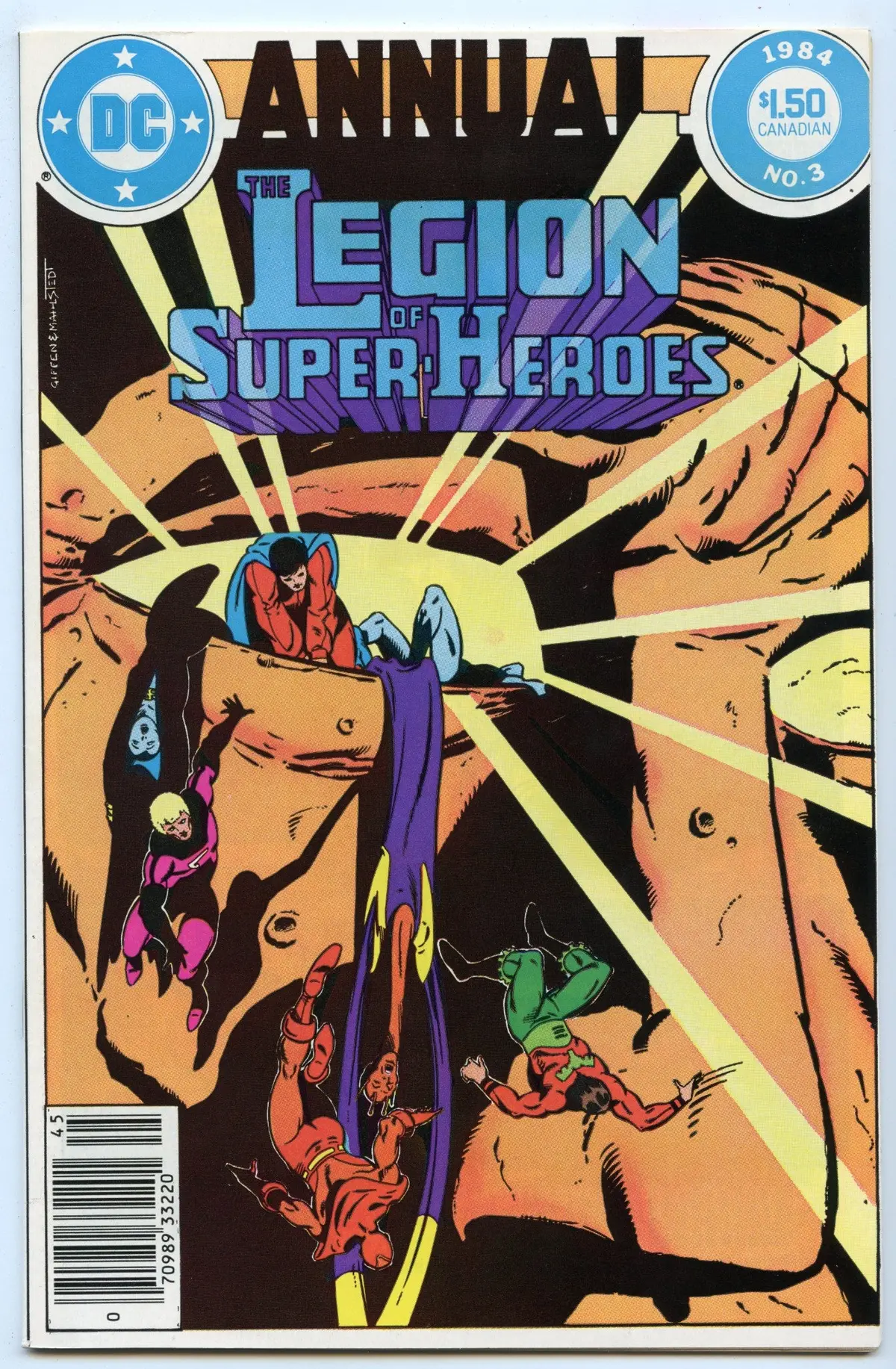 Legion Of Super-Heroes Annual 3 (Oct 1984) Nm- (9.2) - Cdn Price Variant 1