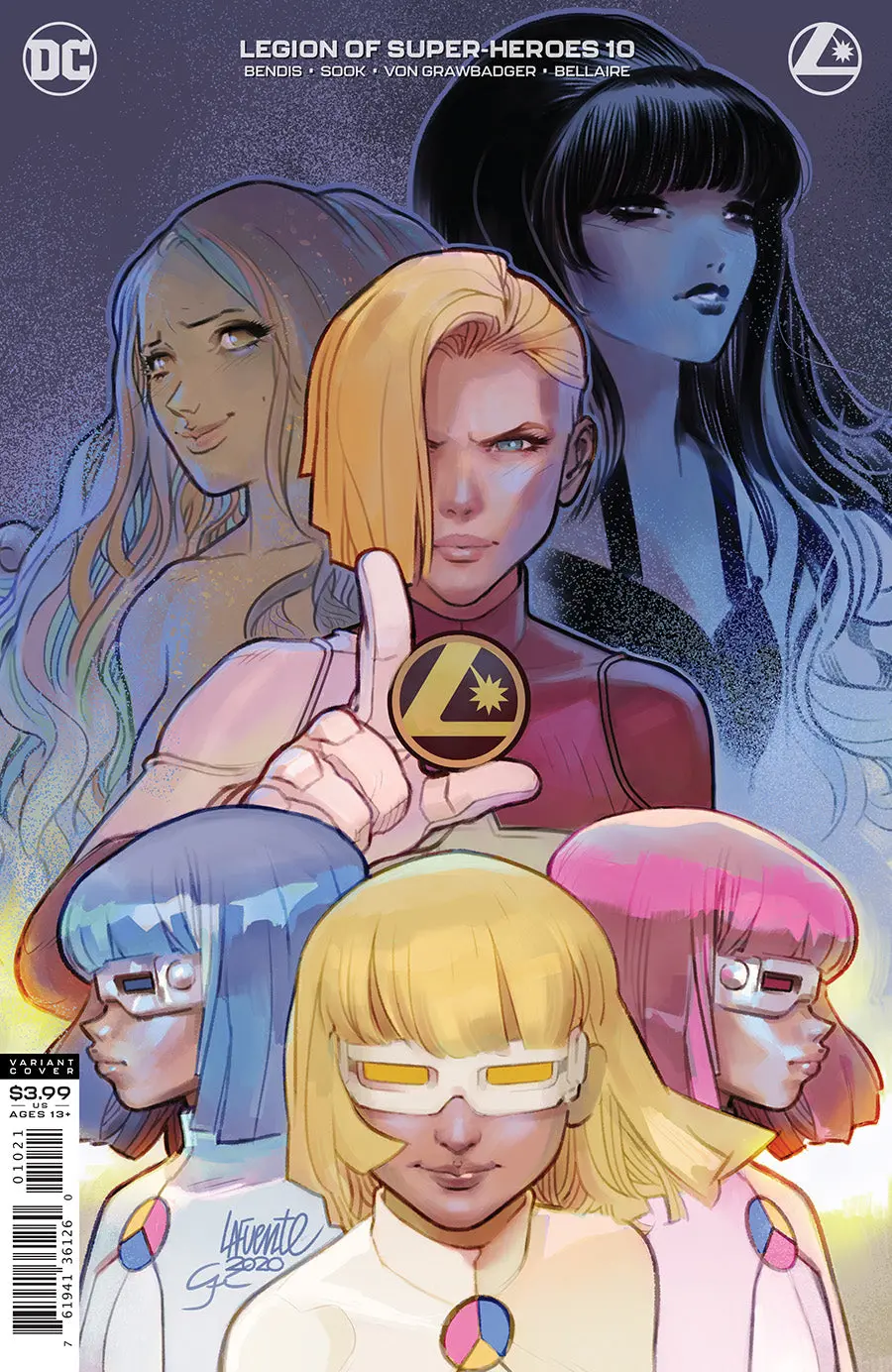 Legion Of Super Heroes #10 Darko Lafuente Var Ed 1