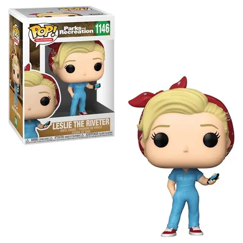 Funko Pop! Parks & Recreation Wave 2 - Leslie The Riveter 1