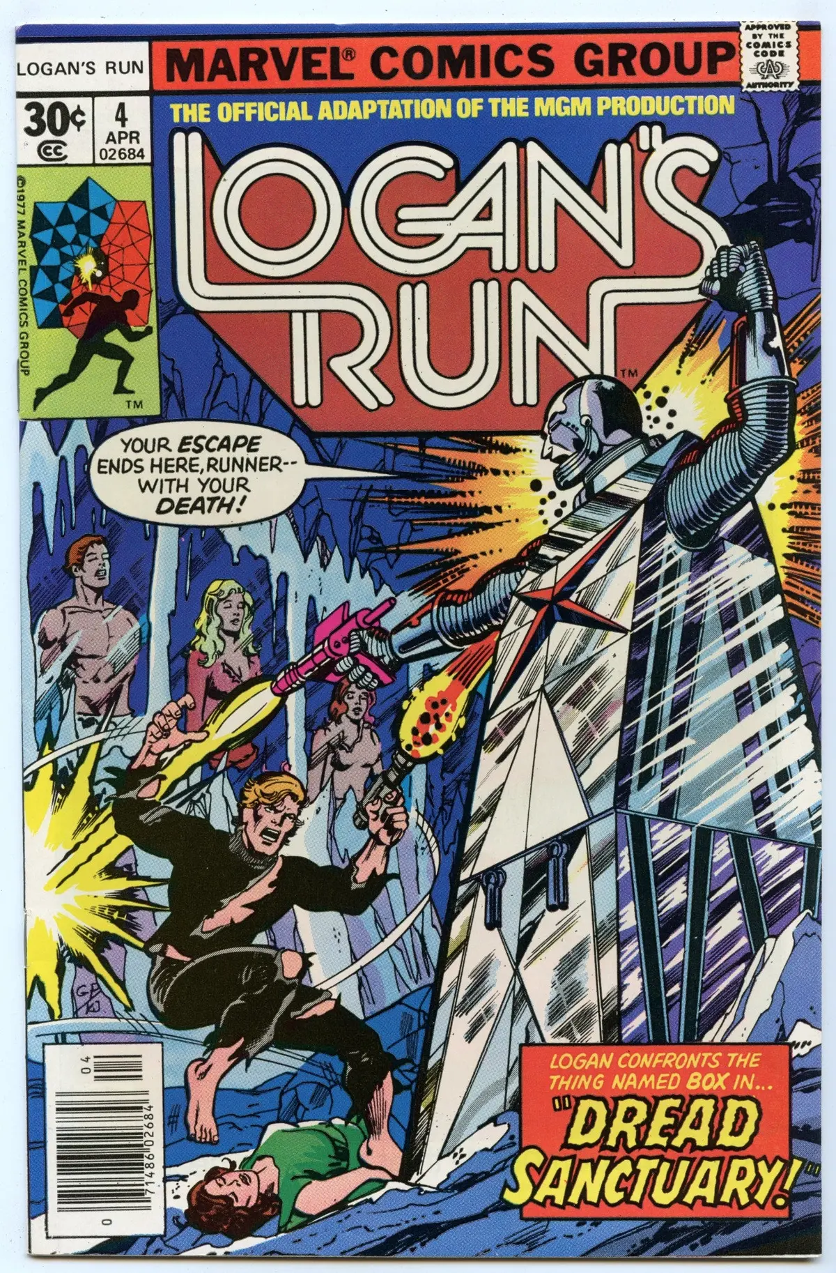 Logan's Run 4 (Apr 1977) Fi/Vf (7.0) 1