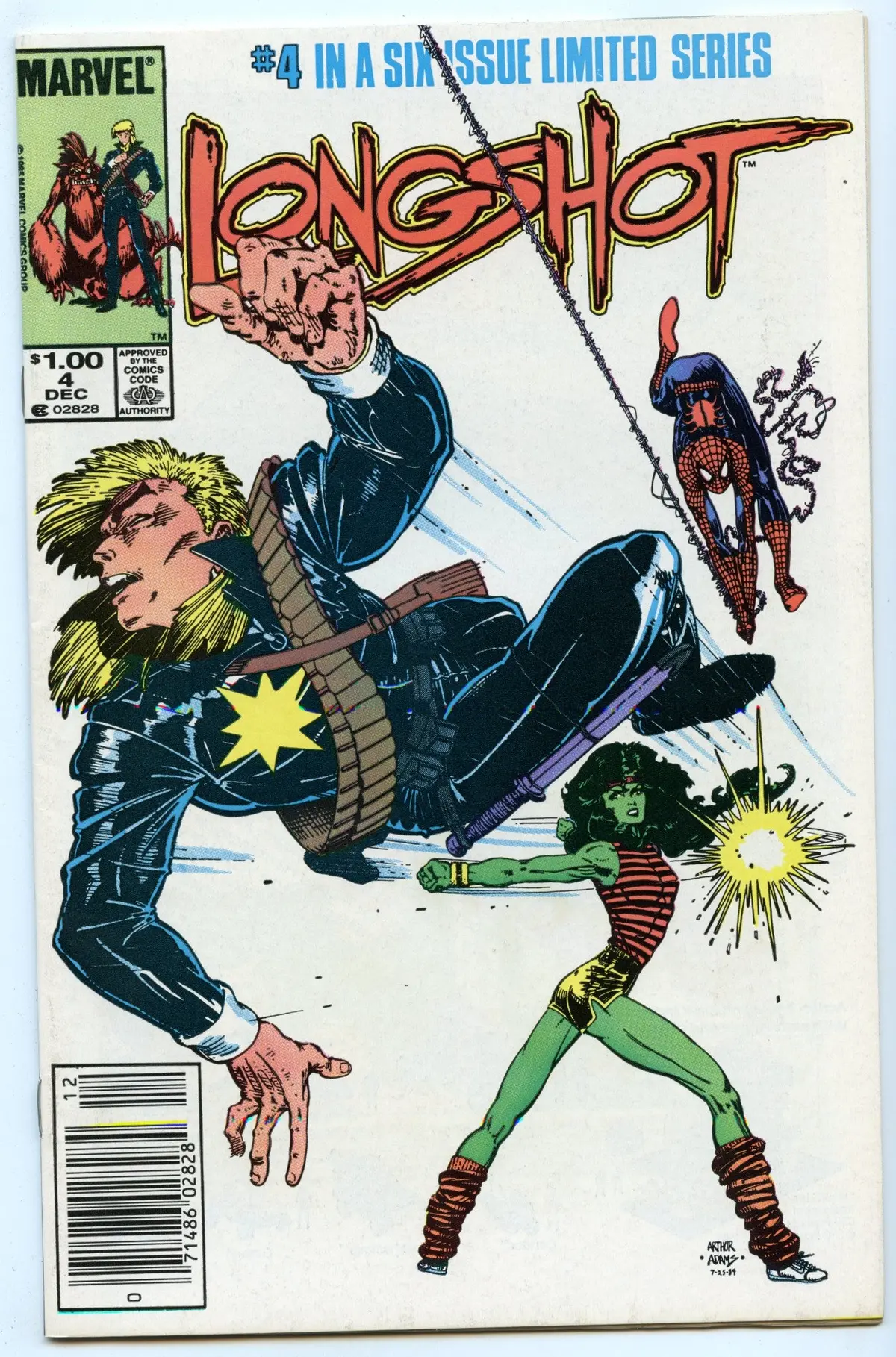 Longshot 4 (Dec 1985) Vf (8.0) - Cdn Price Variant 1