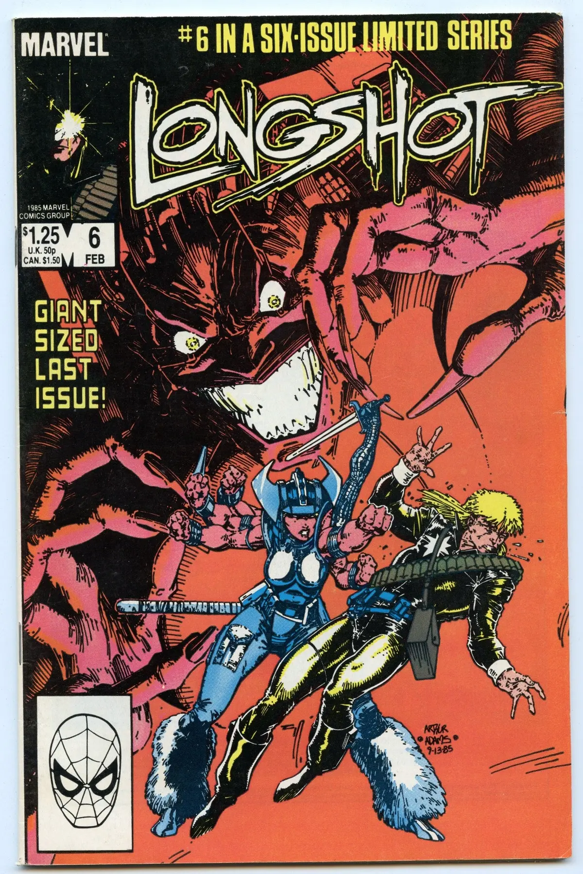 Longshot 6 (Feb 1986) Vf (8.0) 1