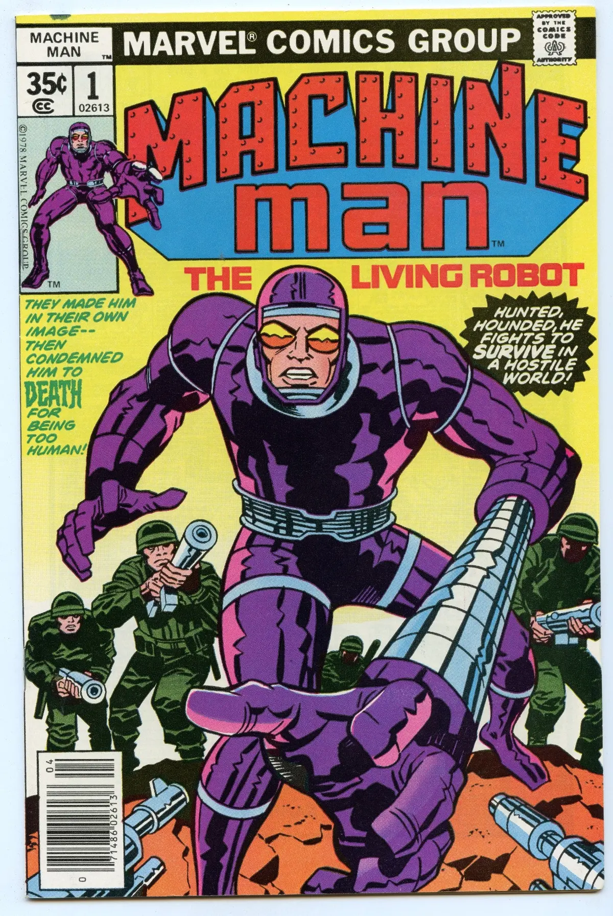 Machine Man 1 (Apr 1978) Nm- (9.2) 1