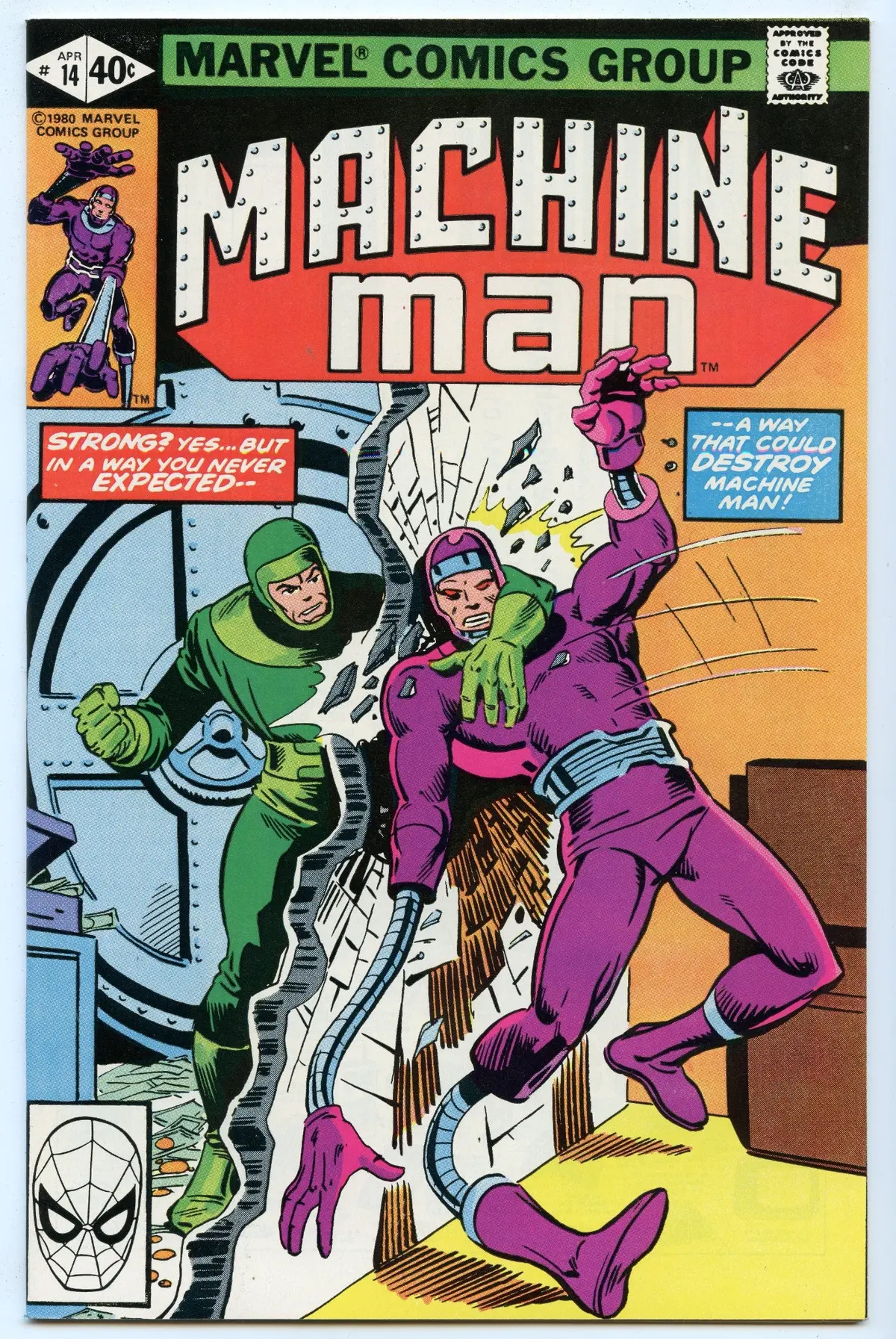 Machine Man 14 (Apr 1980) Nm- (9.2) 1