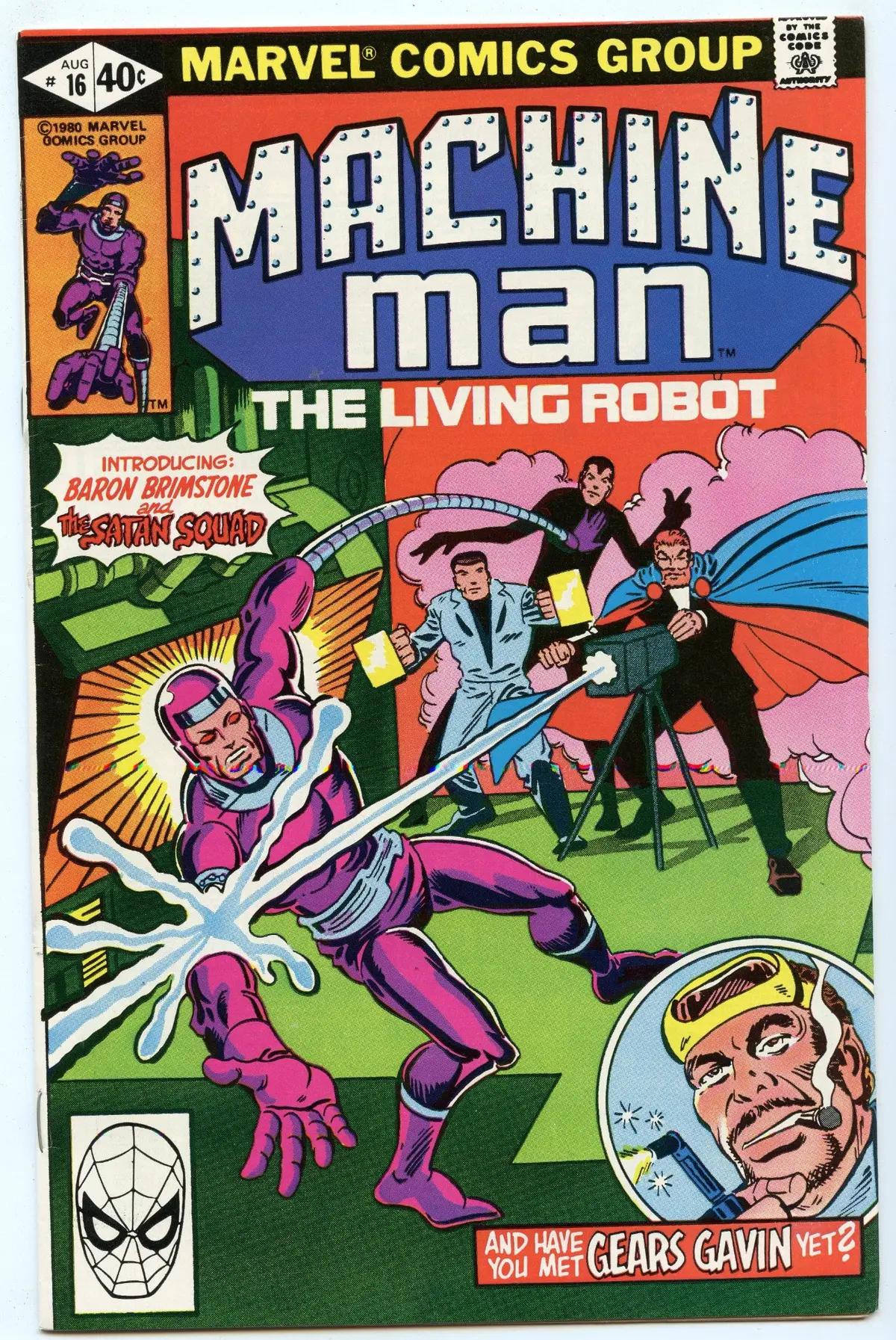 Machine Man 16 (Aug 1980) Vf/Nm (9.0) 1