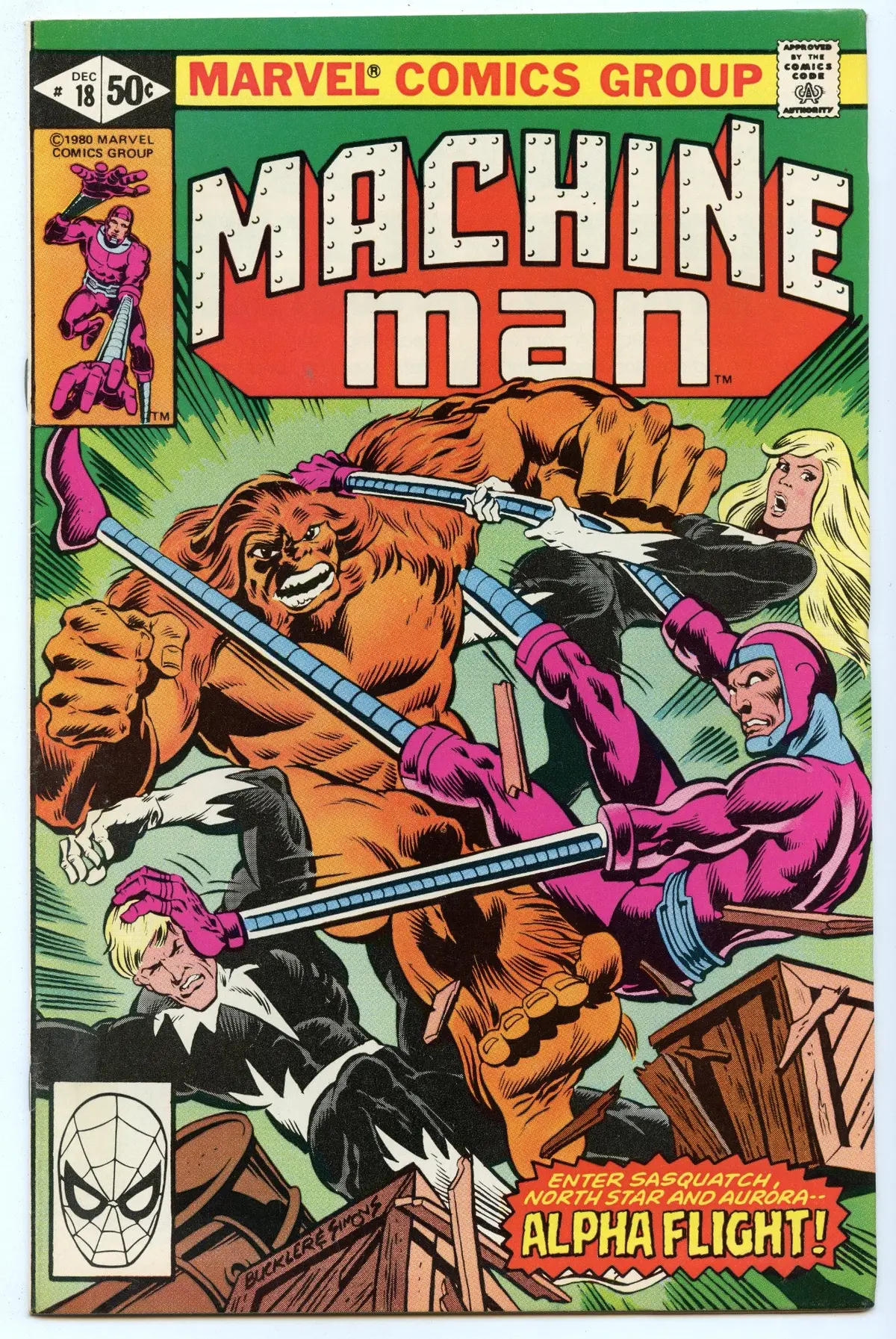 Machine Man 18 (Dec 1980) Vf/Nm (9.0) 1