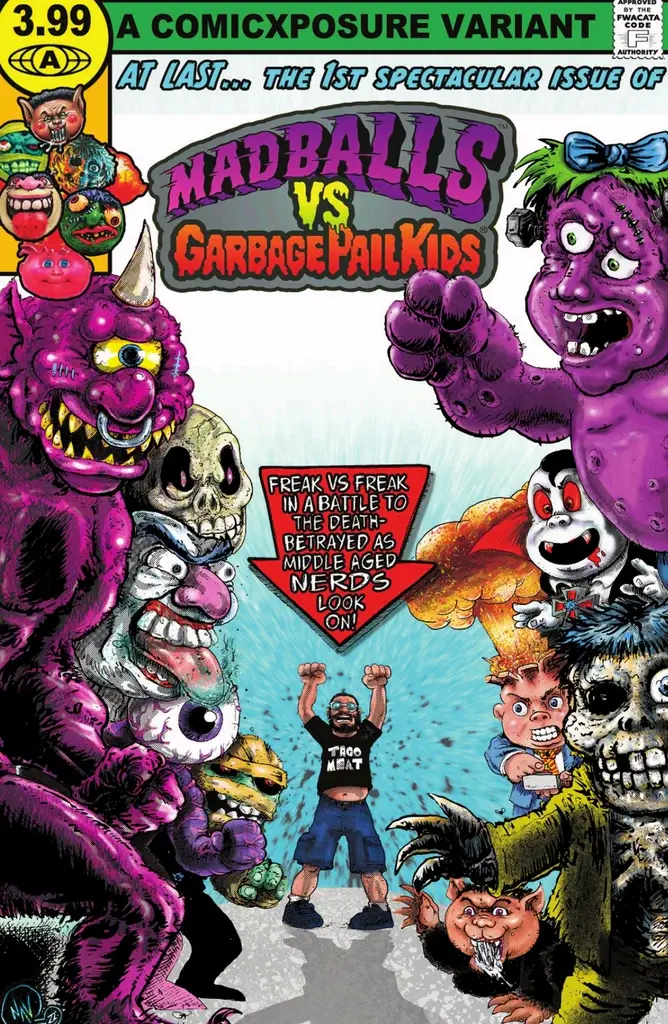 Madballs Vs Garbage Pail Kids #1 Juan Navarro Variant 1