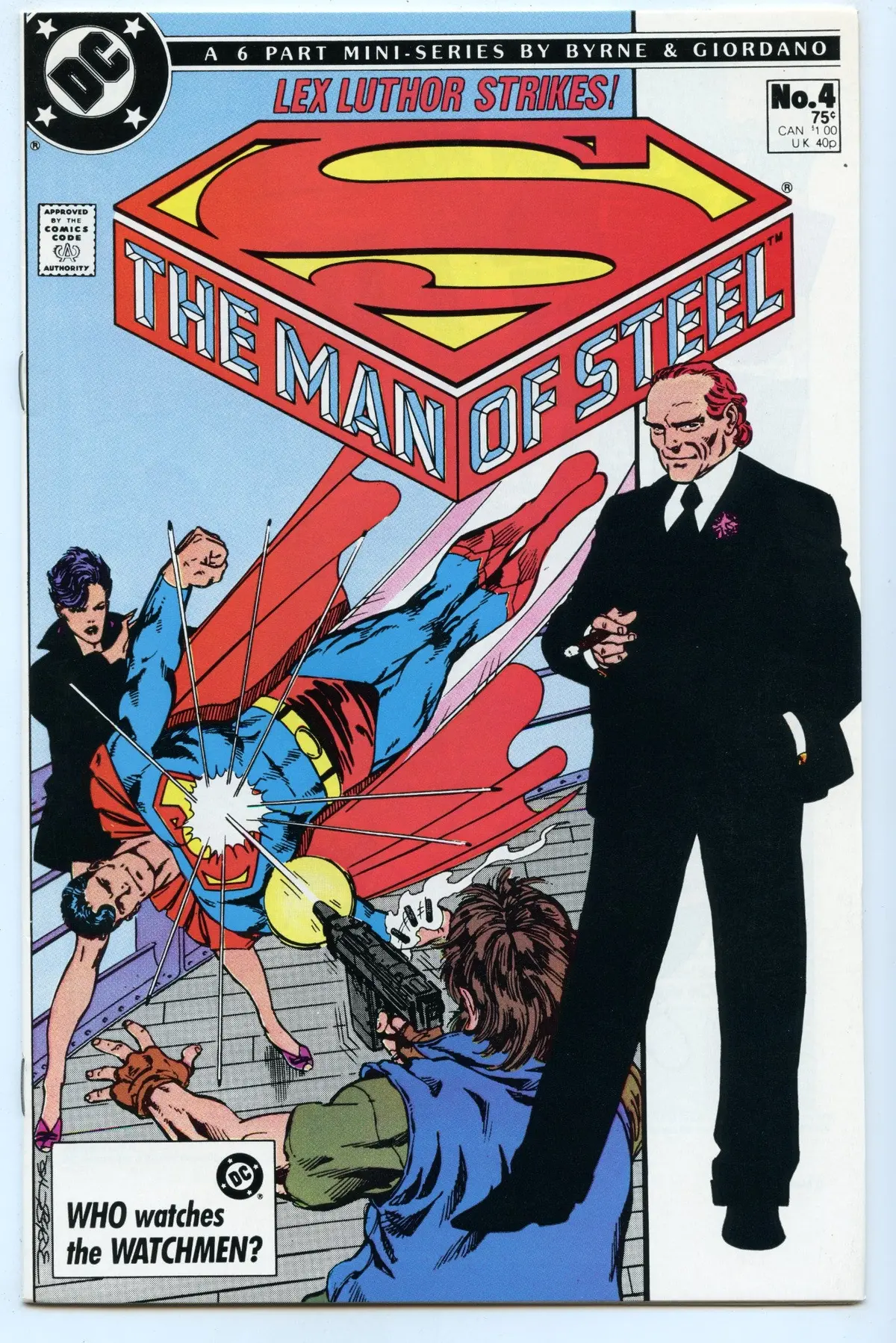 Man Of Steel 4 (Nov 1986) Nm- (9.2) 1