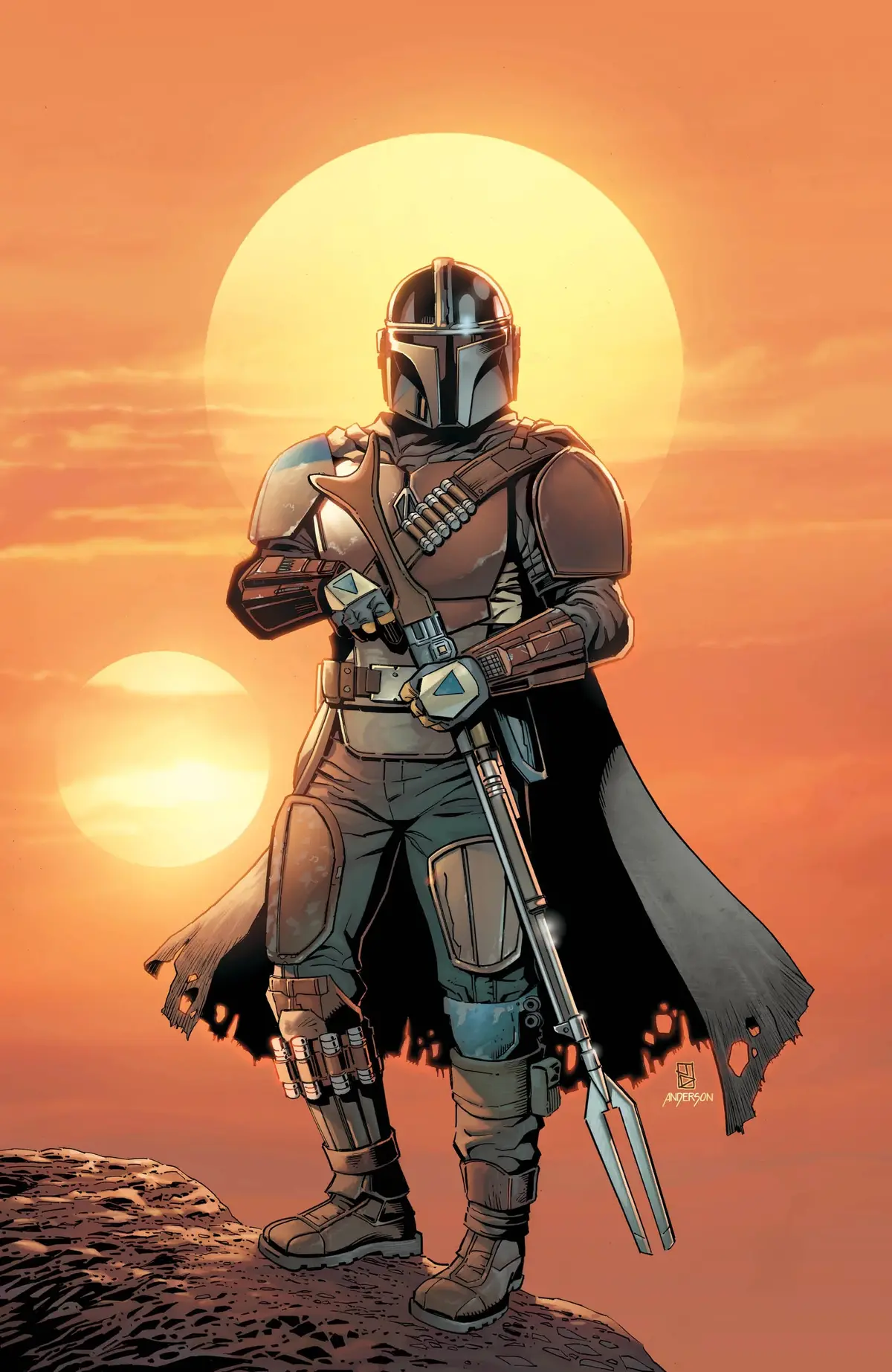 Star Wars Mandalorian #1 Jan Duursema Virgin Variant 1