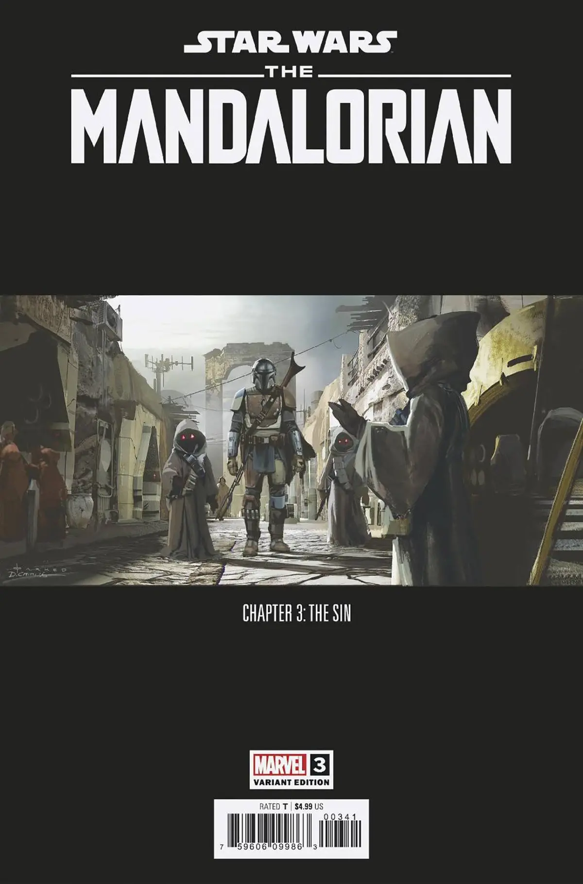 Star Wars Mandalorian #3 Concept Art Var 1