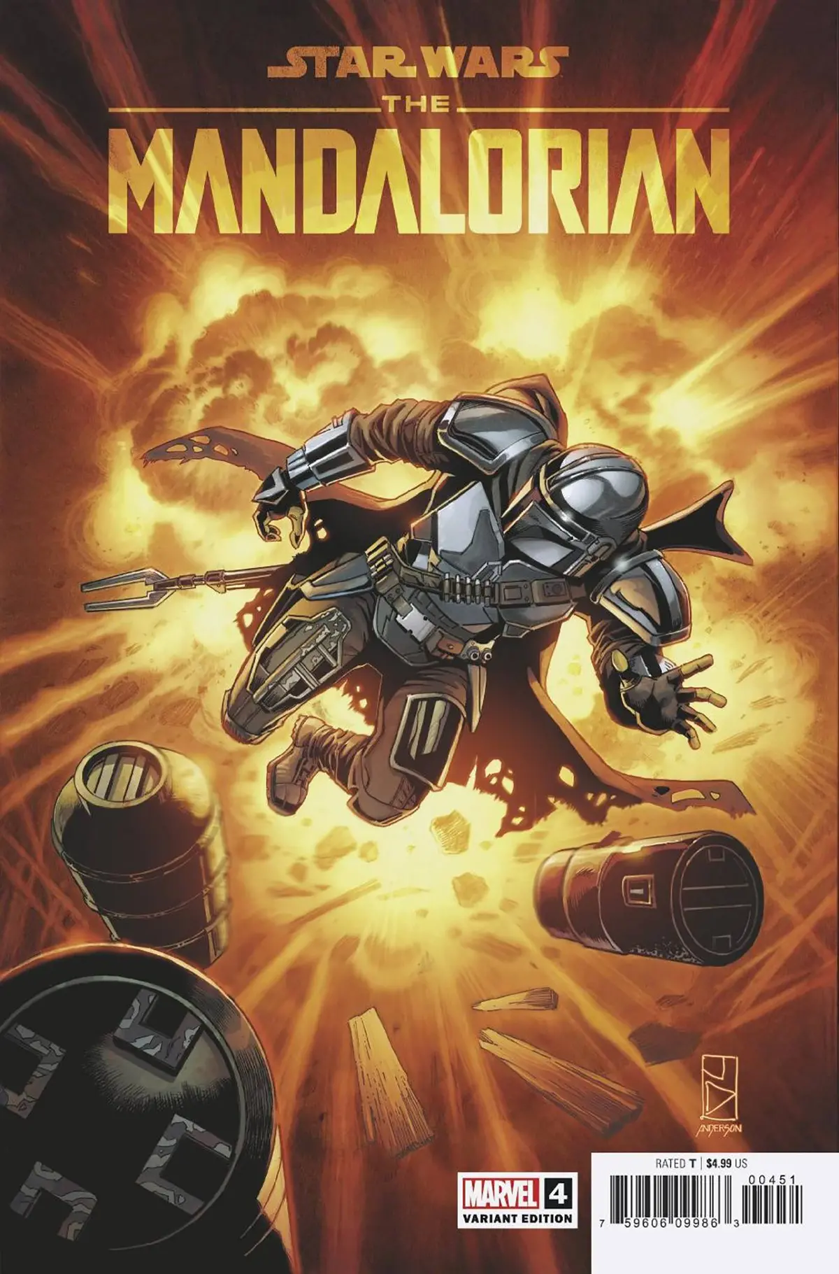 Star Wars Mandalorian #4 25 Copy Incv Duursema Var 1