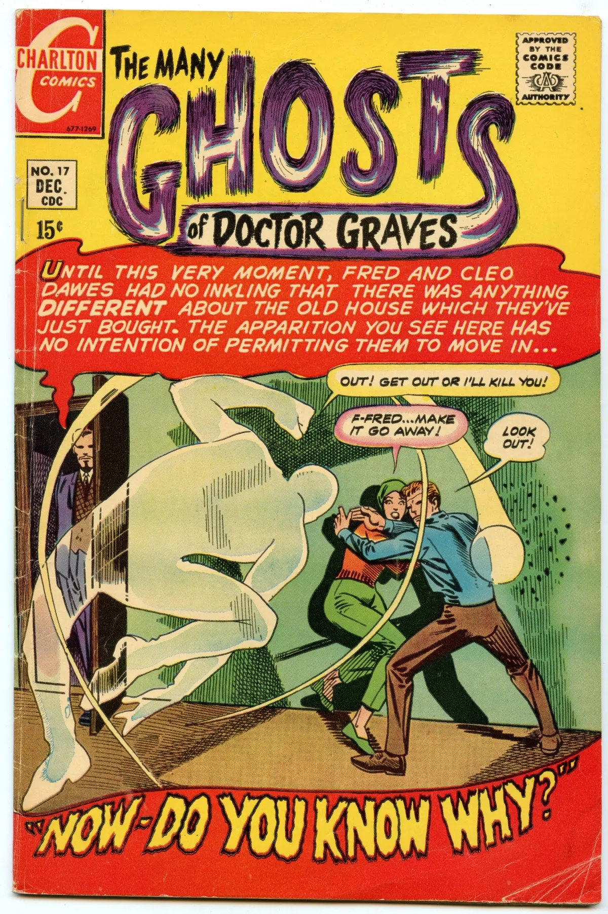 Many Ghosts Of Doctor Graves 17 (Dec 1969) Vg- (3.5) 1