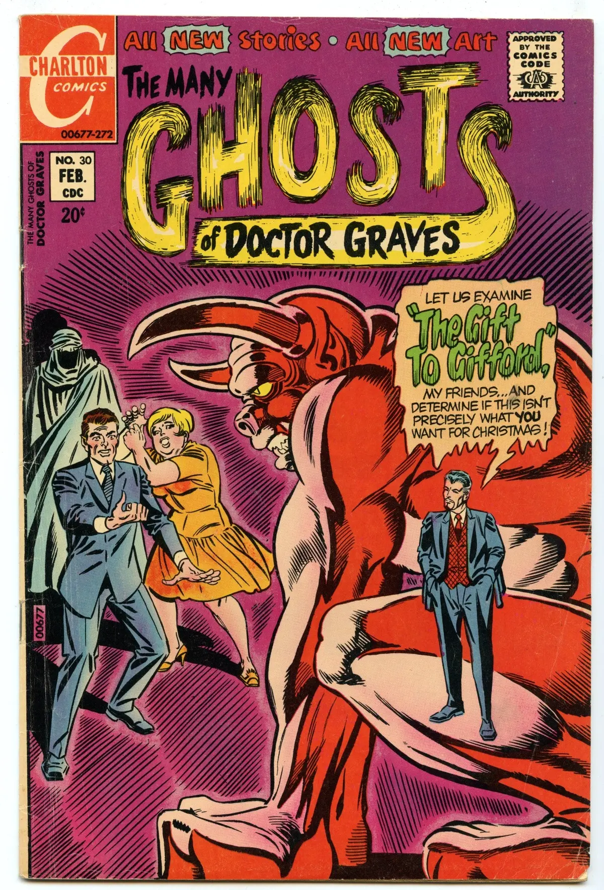 Many Ghosts Of Doctor Graves 30 (Feb 1972) Vg (4.0) 1