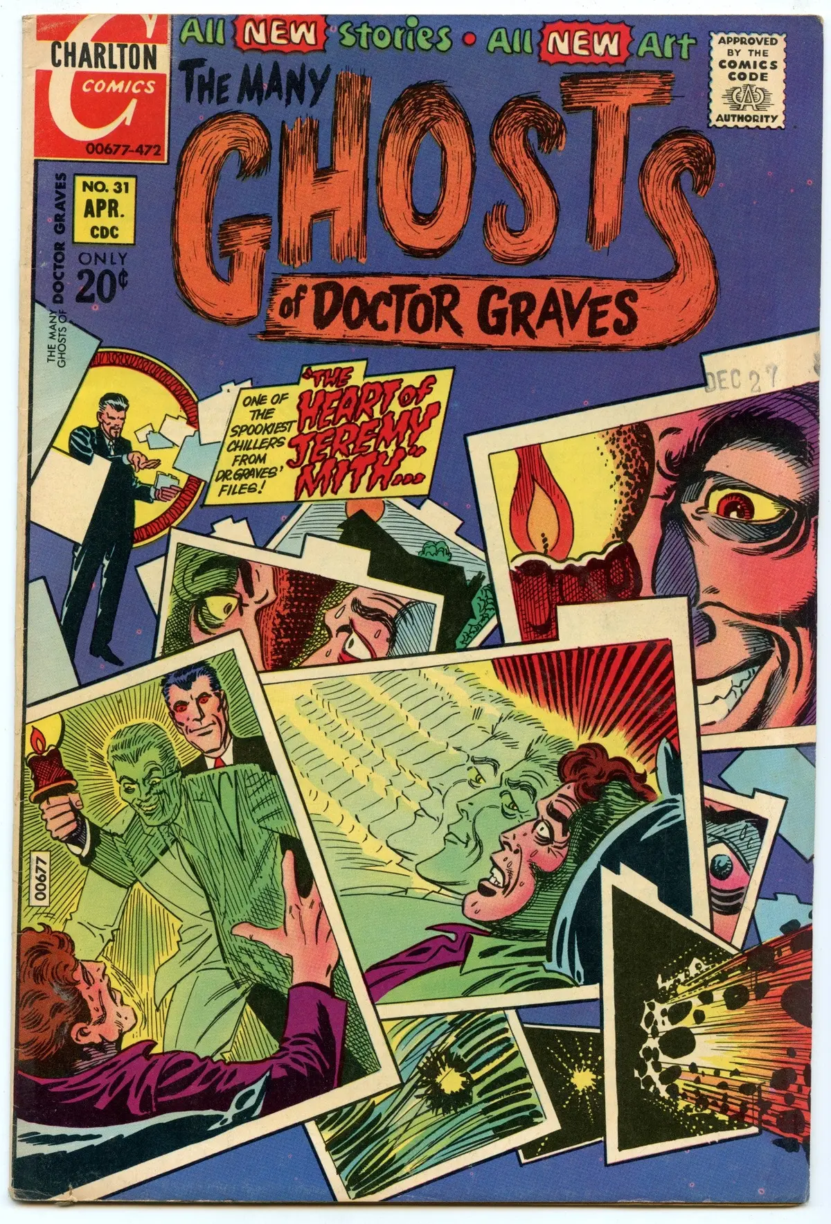 Many Ghosts Of Doctor Graves 31 (Apr 1972) Vg+ (4.5) 1