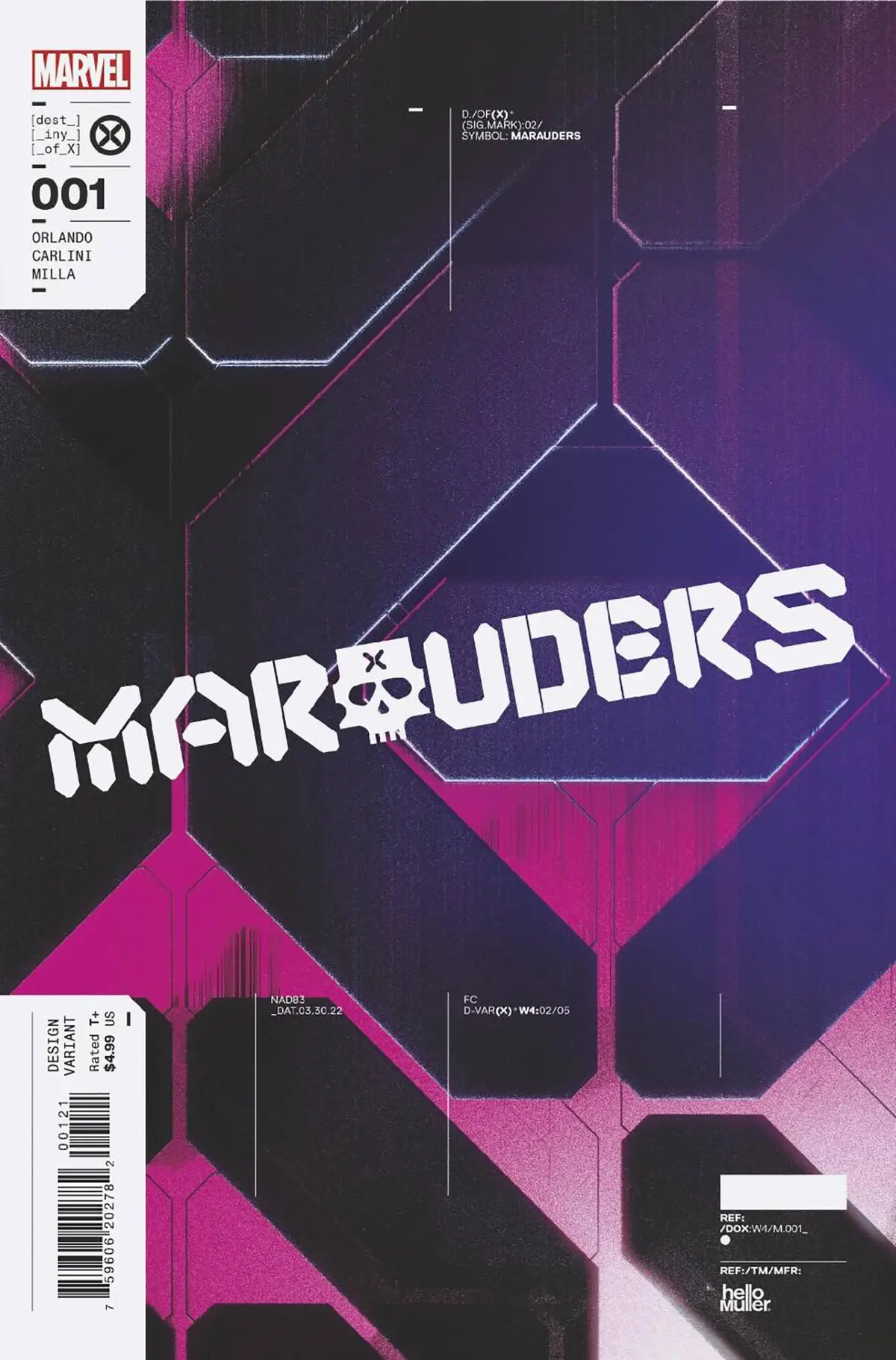 Marauders #1 Muller Design Var 1