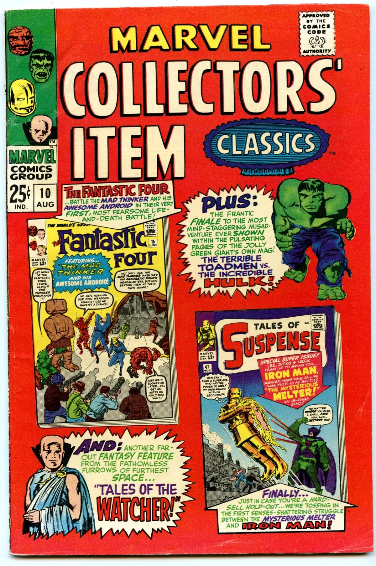 Marvel Collector's Item Classics 10 (Aug 1967) Fi- (5.5) 1