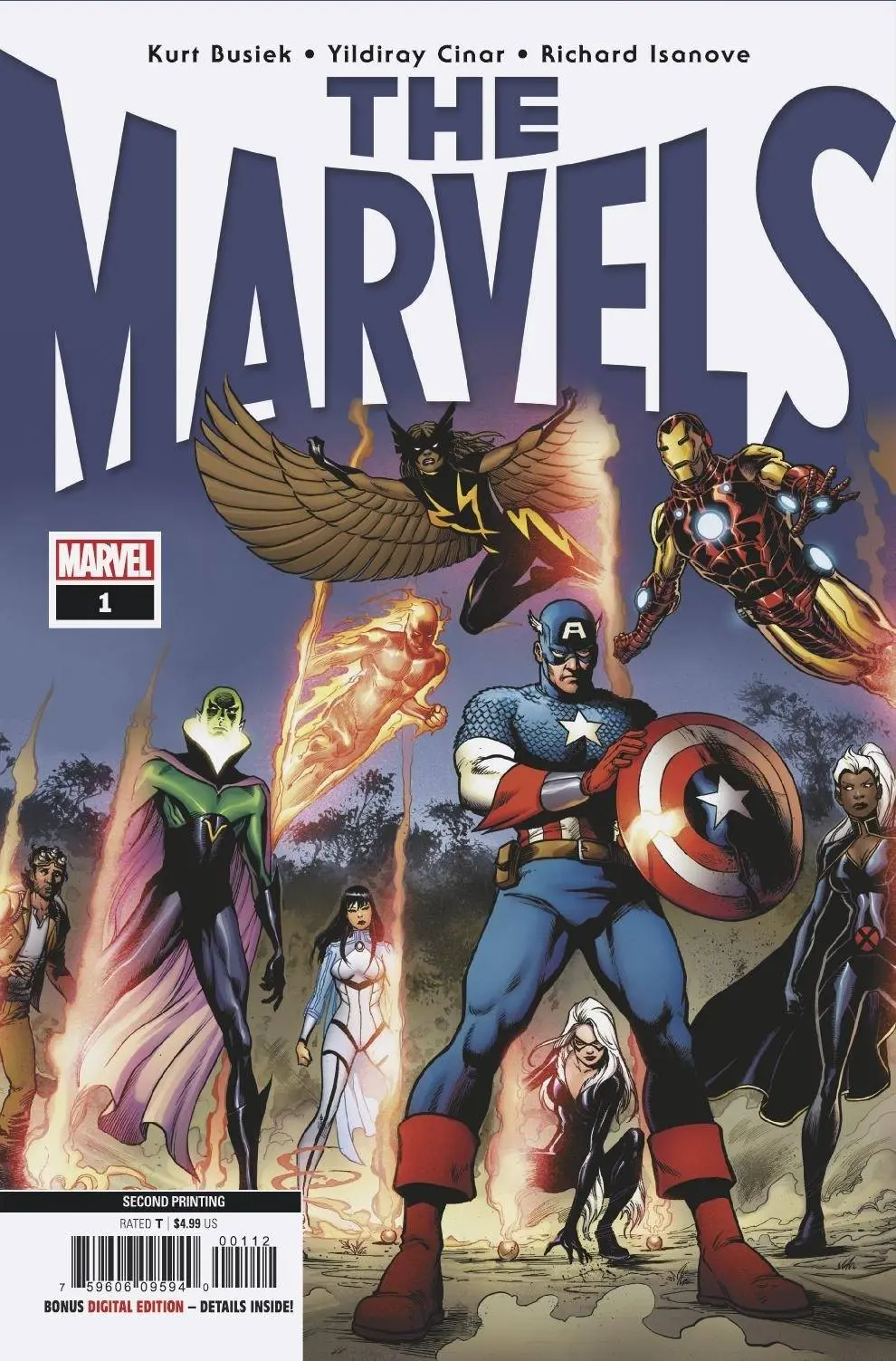 The Marvels #1 2Nd Ptg Cinar Var 1