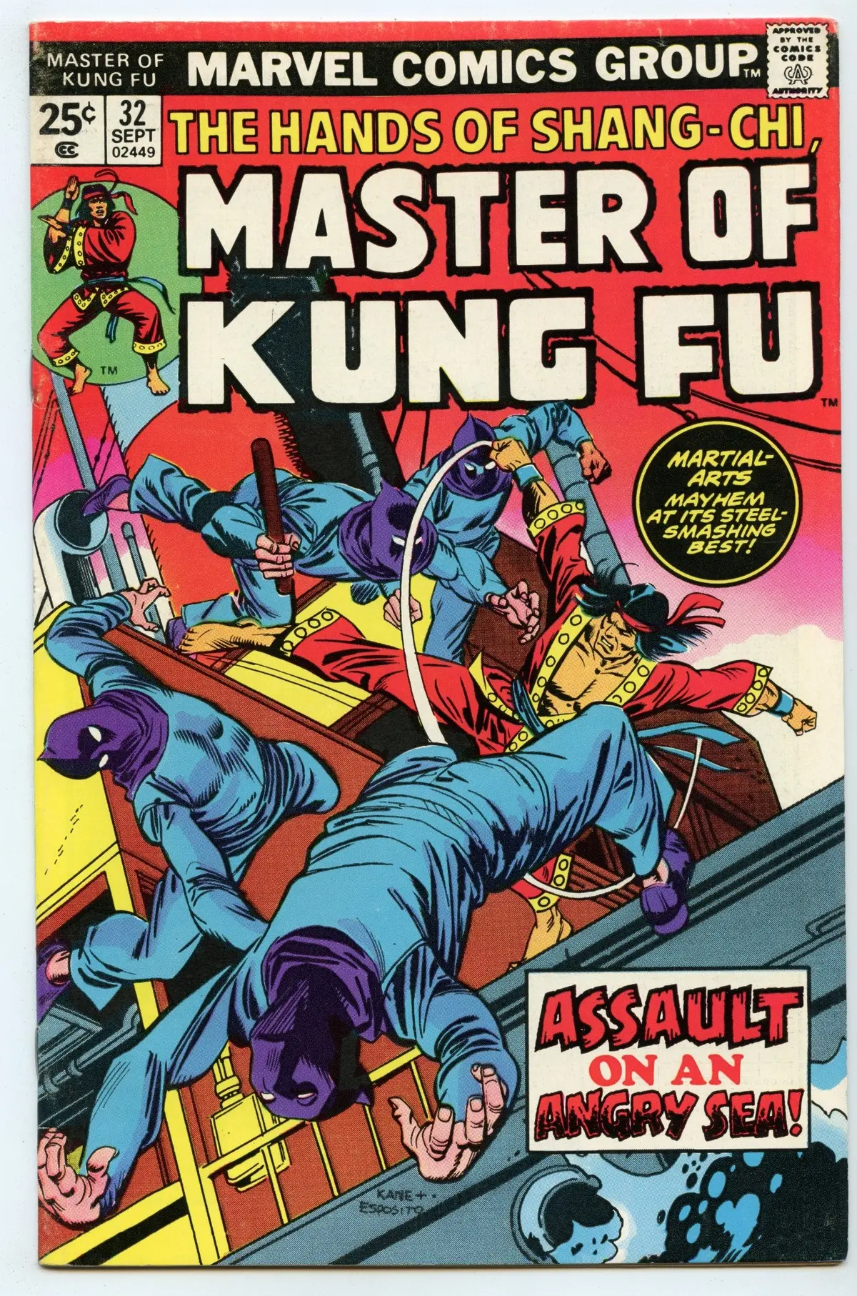 Master Of Kung Fu 32 (Sep 1975) Fi (6.0) 1
