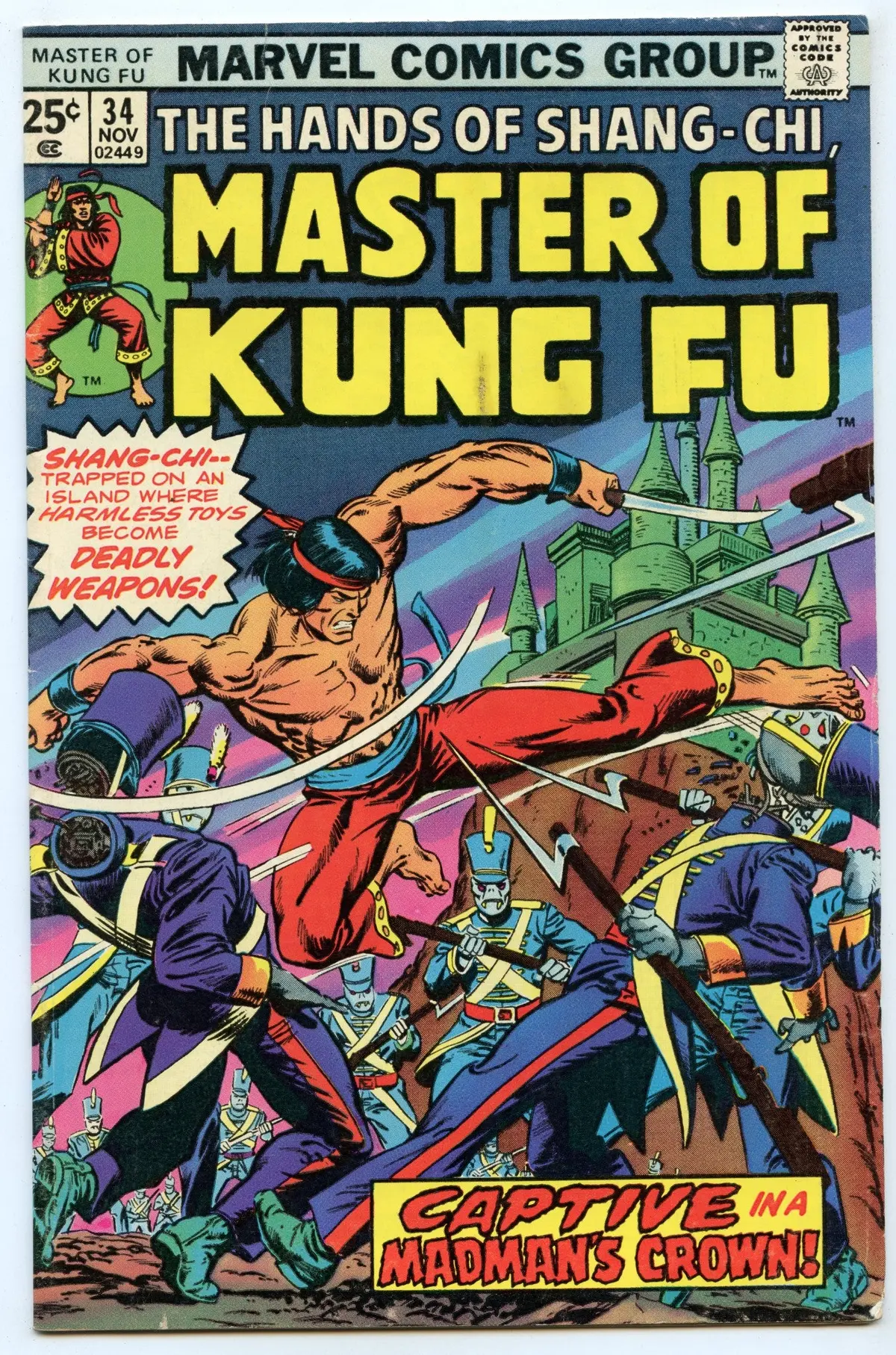 Master Of Kung Fu 34 (Nov 1975) Fi (6.0) 1