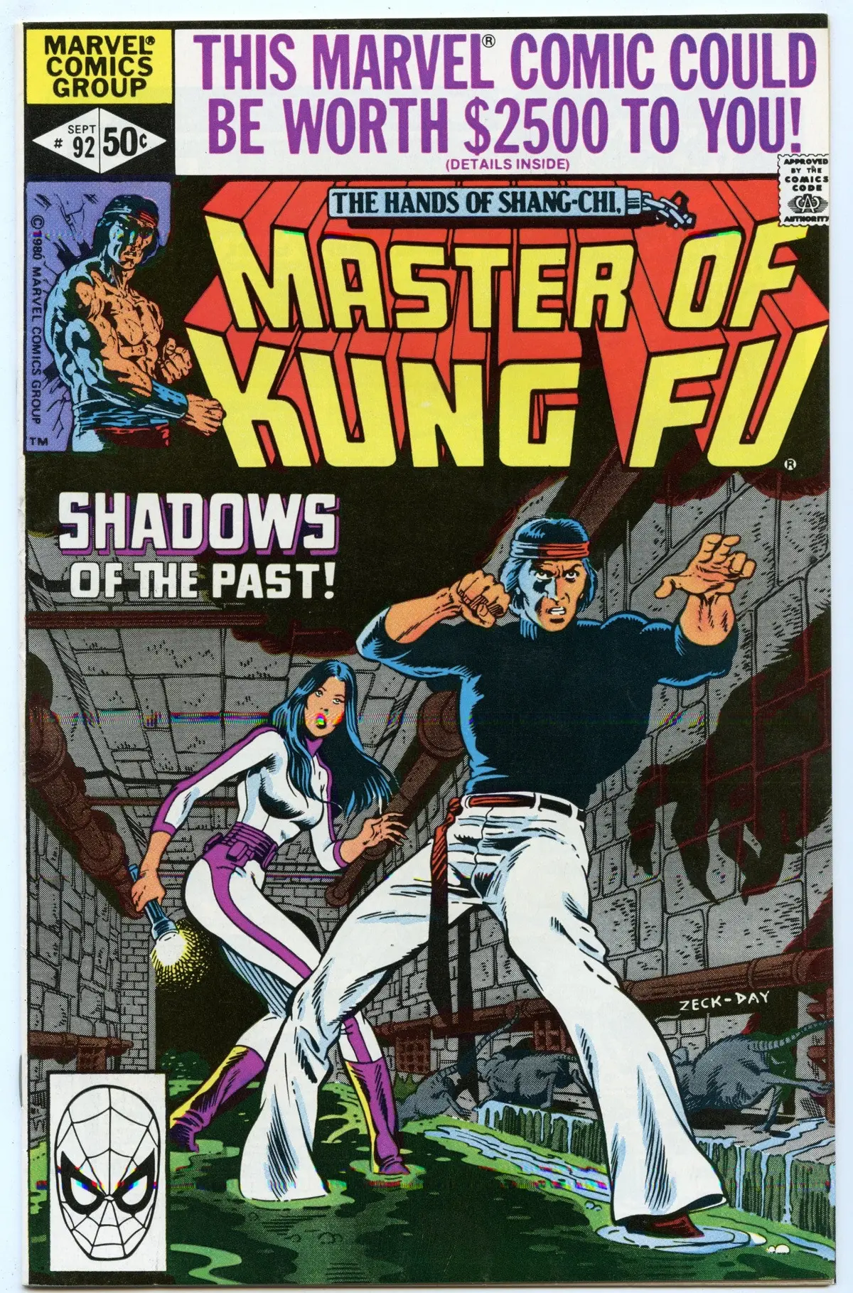 Master Of Kung Fu 92 (Sep 1980) Nm- (9.2) 1