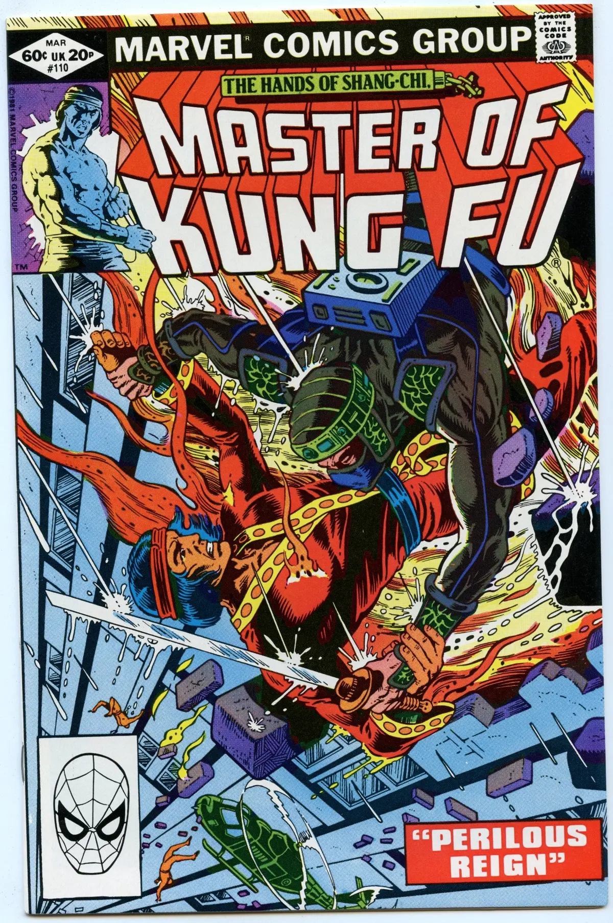 Master Of Kung Fu 110 (Mar 1982) Nm- (9.2) - 1St Appearance Ghost Maker 1