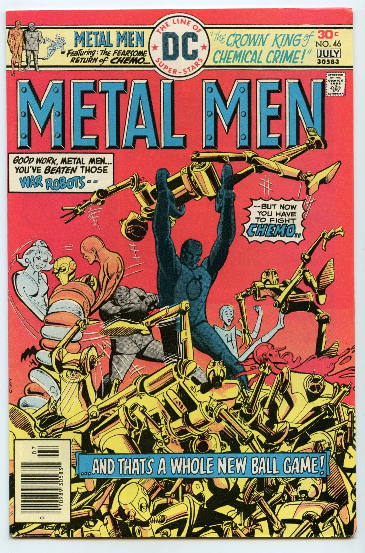 Metal Men 46 (Jul 1976) Fi+ (6.5) 1