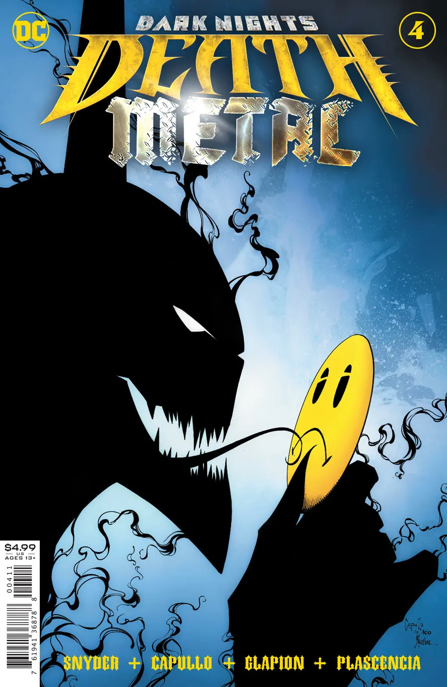 Dark Nights Death Metal #4 (Of 7) Cvr A Greg Capullo & Jonathan Glapion Foil Embossed 1